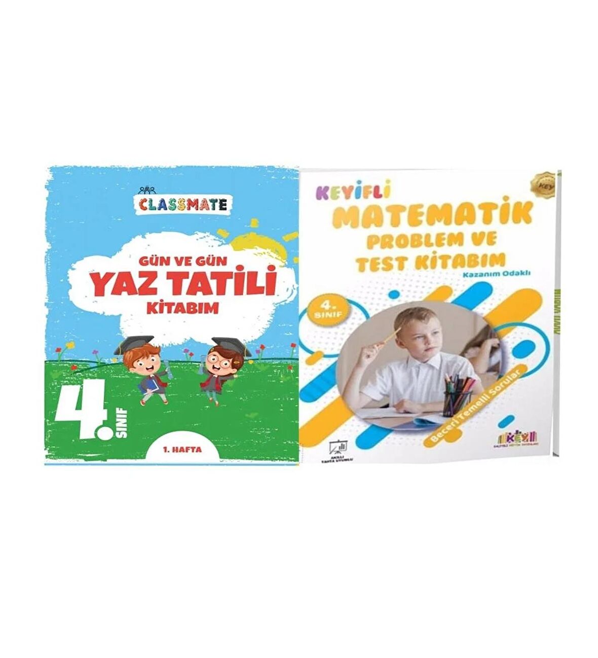 4. Sınıf Gün Ve Gün Yaz Tatili Kitabım Ve Matematik Problem ve Test Kitabım