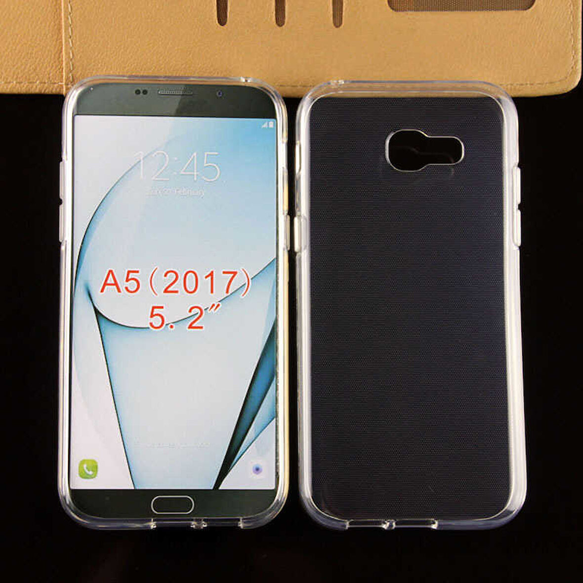 Samsung Galaxy A5 2017 Uyumlu kamera korumalı Yumuşak Dokulu ve Şık Koruma Şeffaf Kılıf