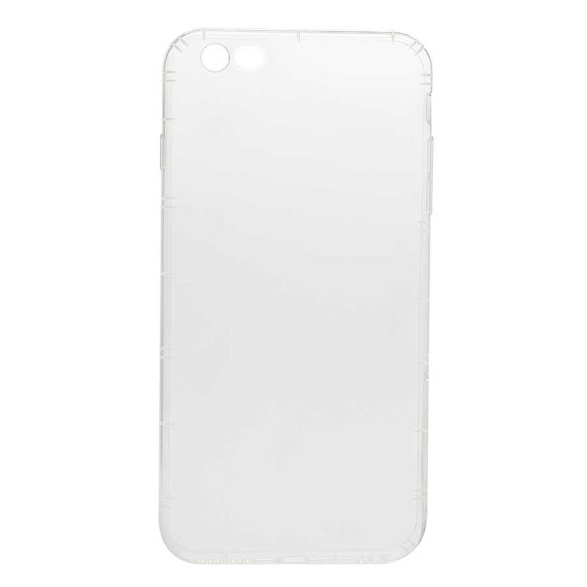 Apple iPhone 6 Plus Uyumlu kamera korumalı Yumuşak Dokulu ve Şık Koruma Şeffaf Kılıf