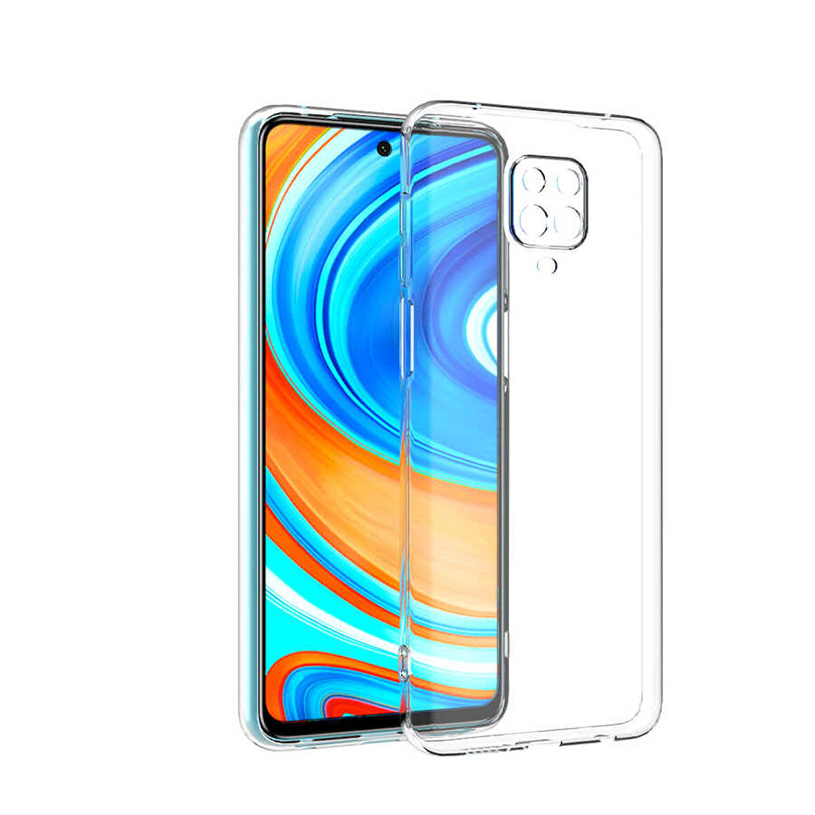 Xiaomi Redmi Note 9 Pro Uyumlu kamera korumalı Yumuşak Dokulu ve Şık Koruma Şeffaf Kılıf