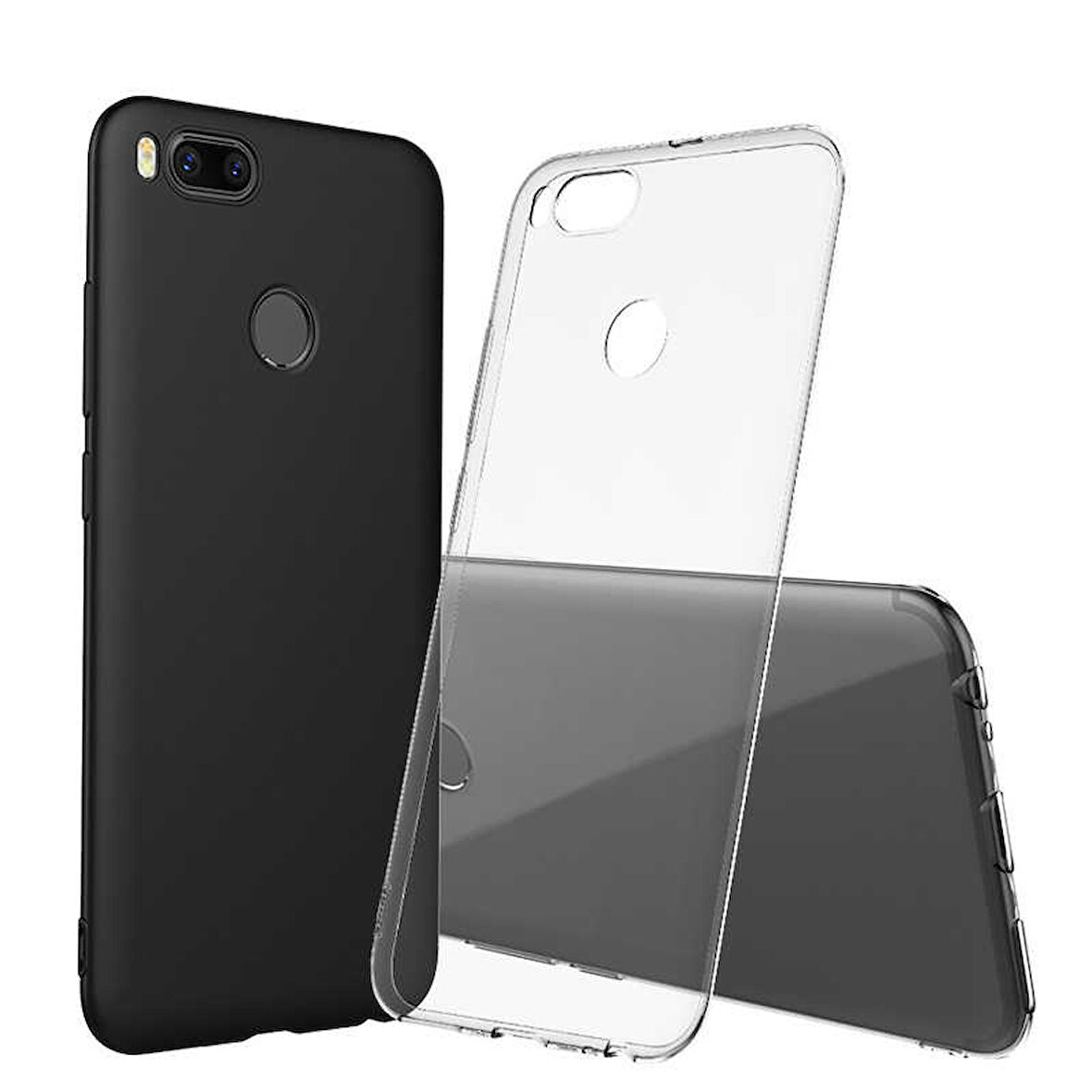 Xiaomi Mi 5X Uyumlu kamera korumalı Yumuşak Dokulu ve Şık Koruma Şeffaf Kılıf