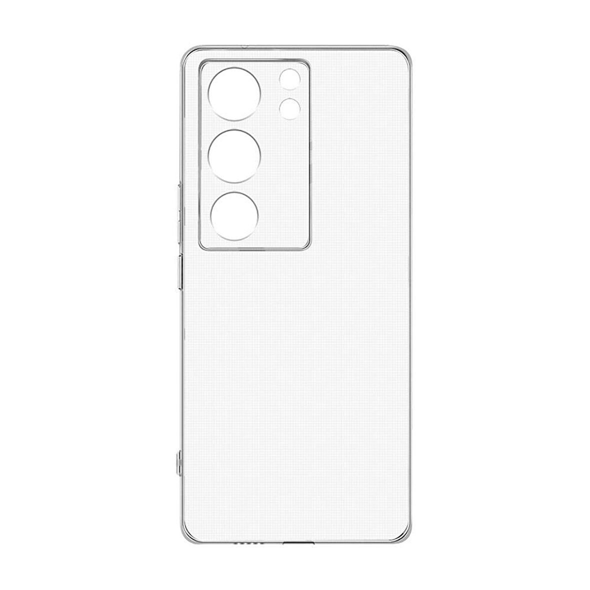 Vivo V29 5G Uyumlu kamera korumalı Yumuşak Dokulu ve Şık Koruma Şeffaf Kılıf
