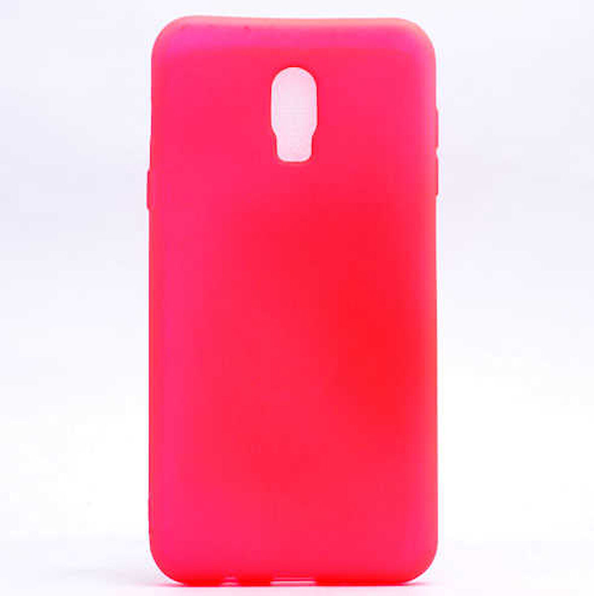 Samsung Galaxy C8 Uyumlu Kılıf Esnek ve Darbe Emici Renkli Koruyucu Kapak