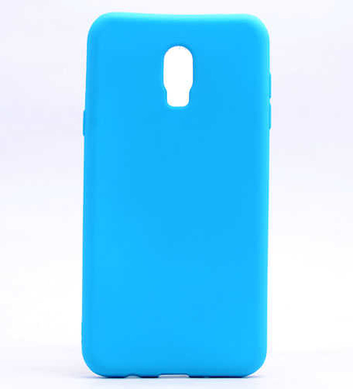 Samsung Galaxy C8 Uyumlu Kılıf Esnek ve Darbe Emici Renkli Koruyucu Kapak