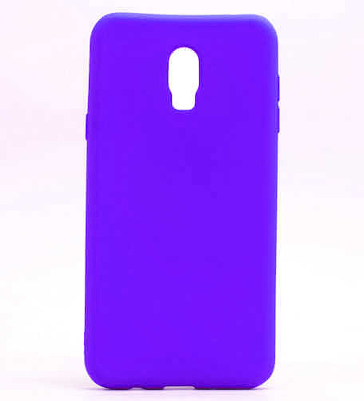 Samsung Galaxy C8 Uyumlu Kılıf Esnek ve Darbe Emici Renkli Koruyucu Kapak