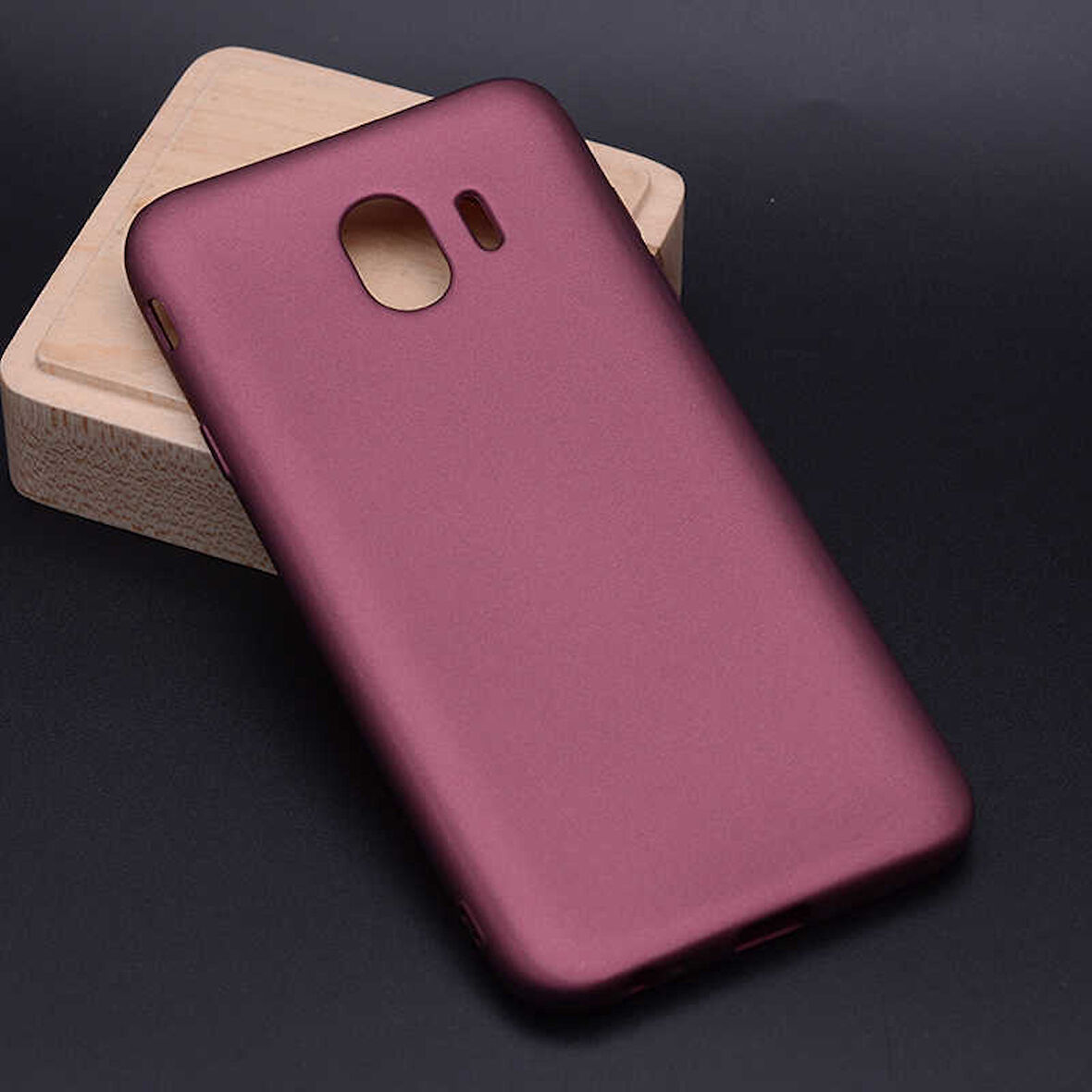 Samsung Galaxy J4 Uyumlu Kılıf Esnek ve Darbe Emici Renkli Koruyucu Kapak