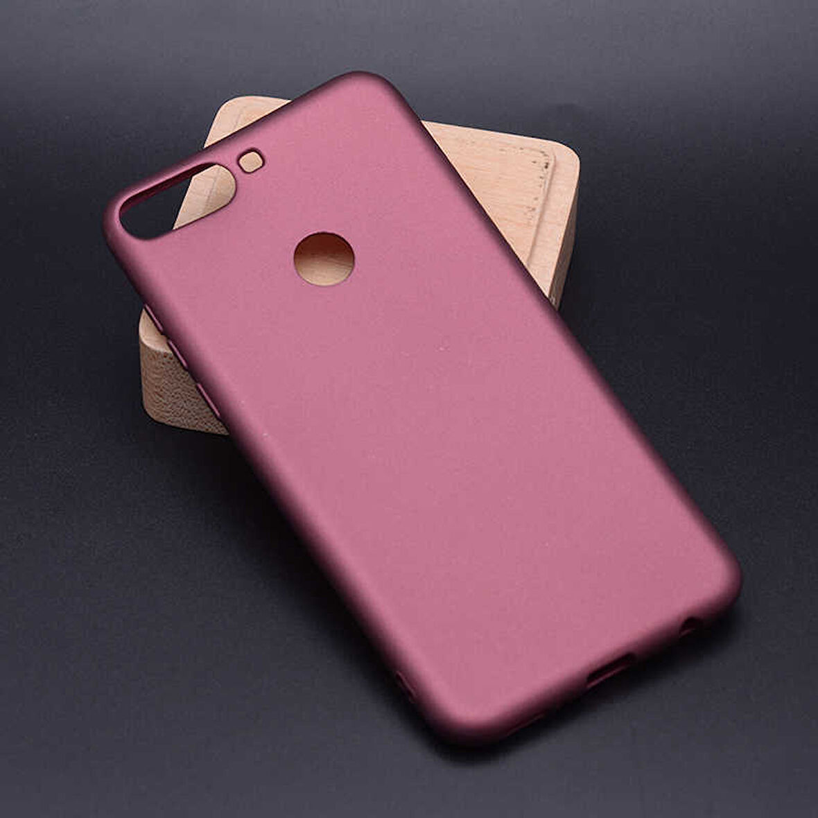 Huawei Y7 2018 Uyumlu Kılıf Esnek ve Darbe Emici Renkli Koruyucu Kapak