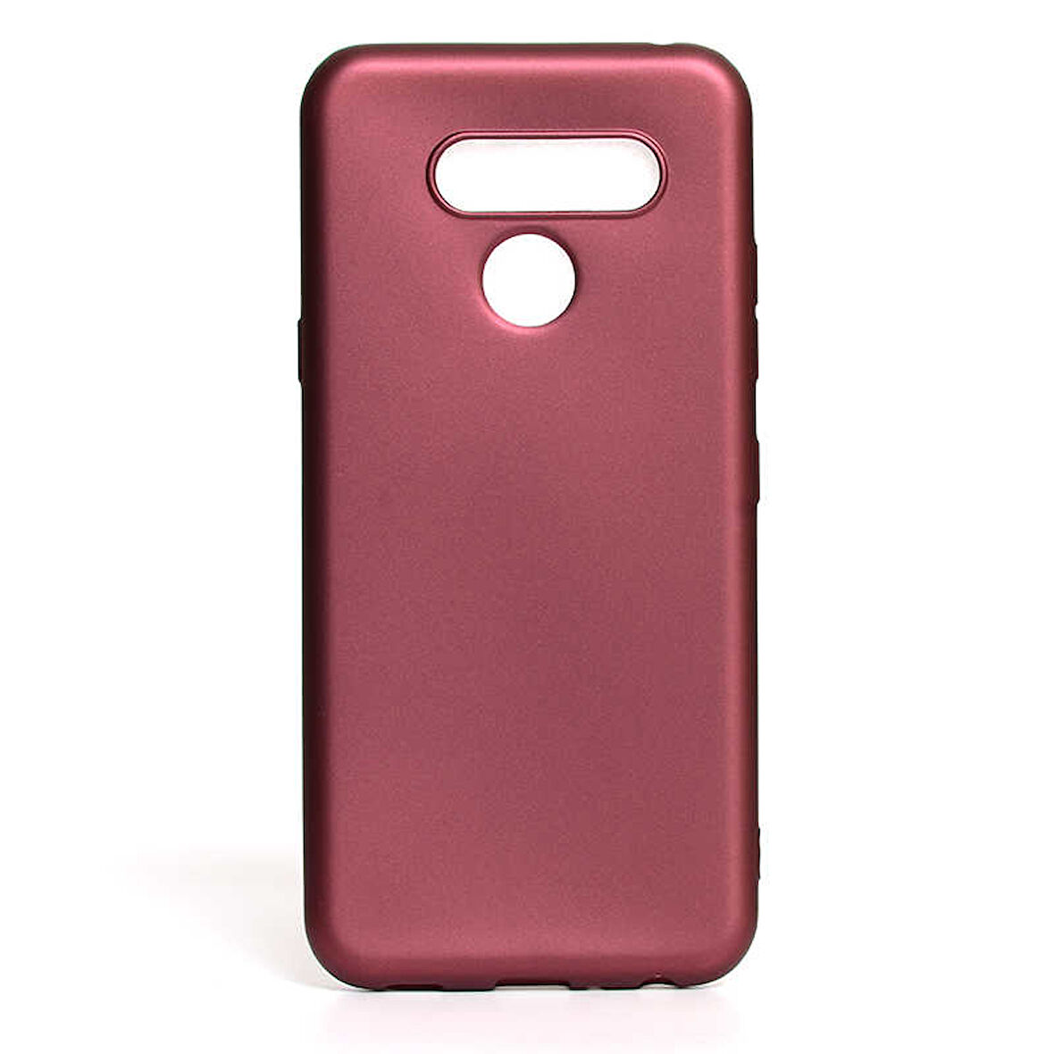 LG Q60 Uyumlu Kılıf Esnek ve Darbe Emici Renkli Koruyucu Kapak