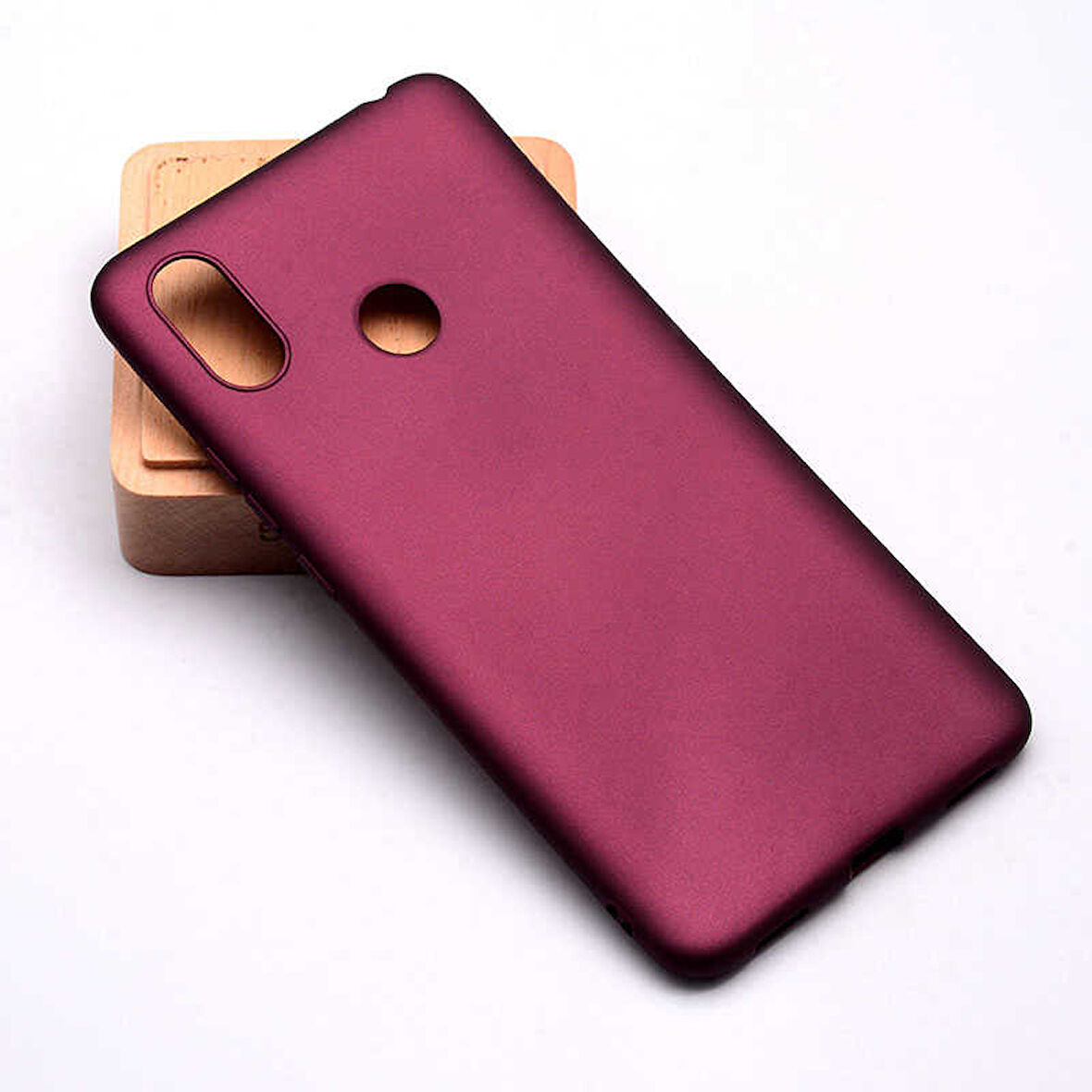 Xiaomi Mi Max 3 Uyumlu Kılıf Esnek ve Darbe Emici Renkli Koruyucu Kapak