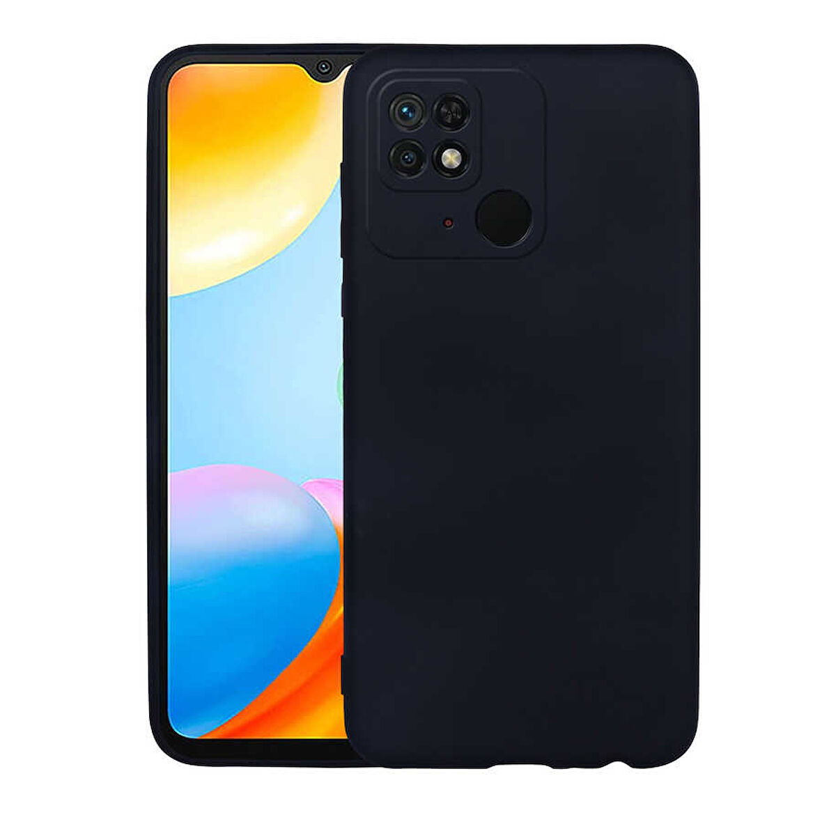 Xiaomi Redmi 10C Uyumlu Kılıf Esnek ve Darbe Emici Renkli Koruyucu Kapak