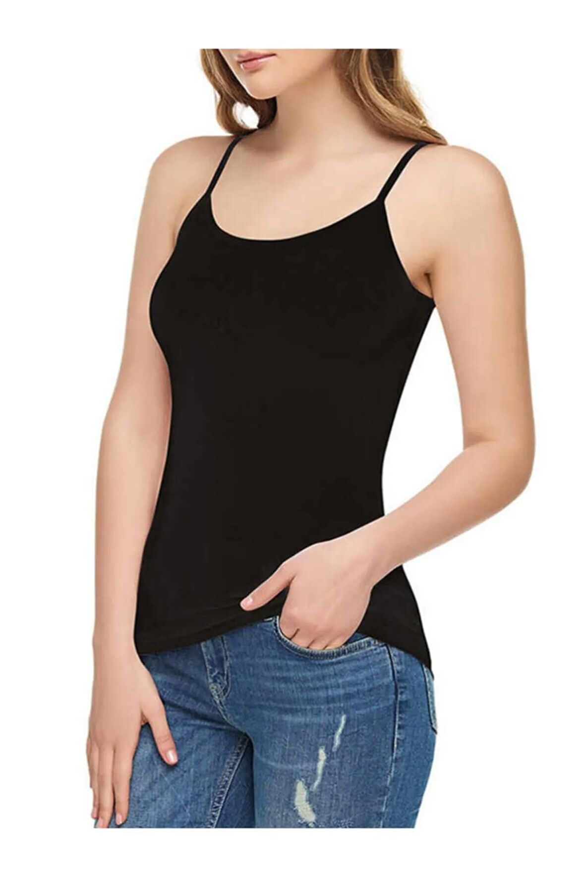 Elit Kadın Modal Elastan Ip Askılı Atlet 3 Lü 2001