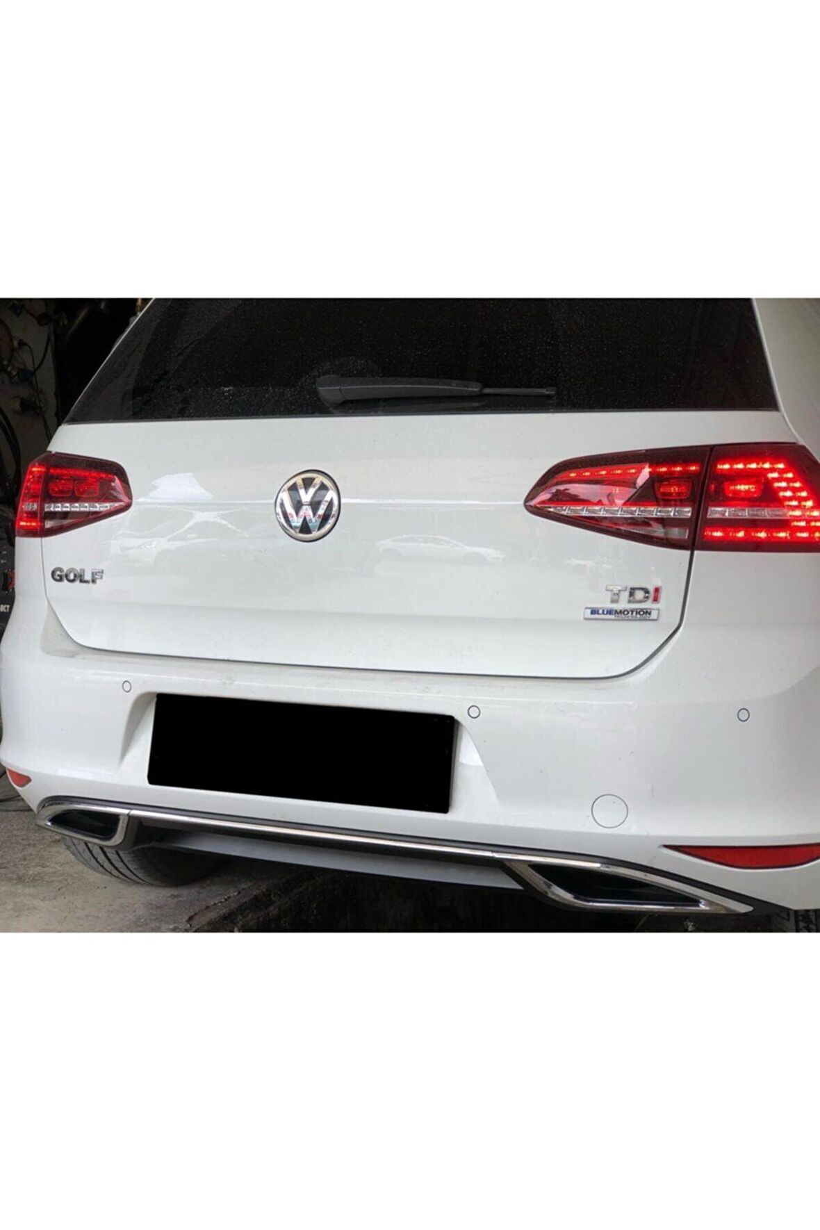 Vw Golf 7 Arka Tampon Eki Difüzör-difizör 7,5 Görünüm