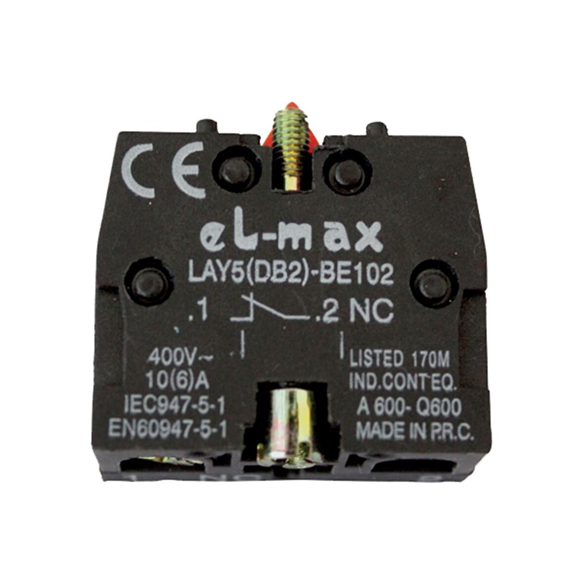 LAY5-BE102 Yedek Kontak Blok Nc Kırmızı