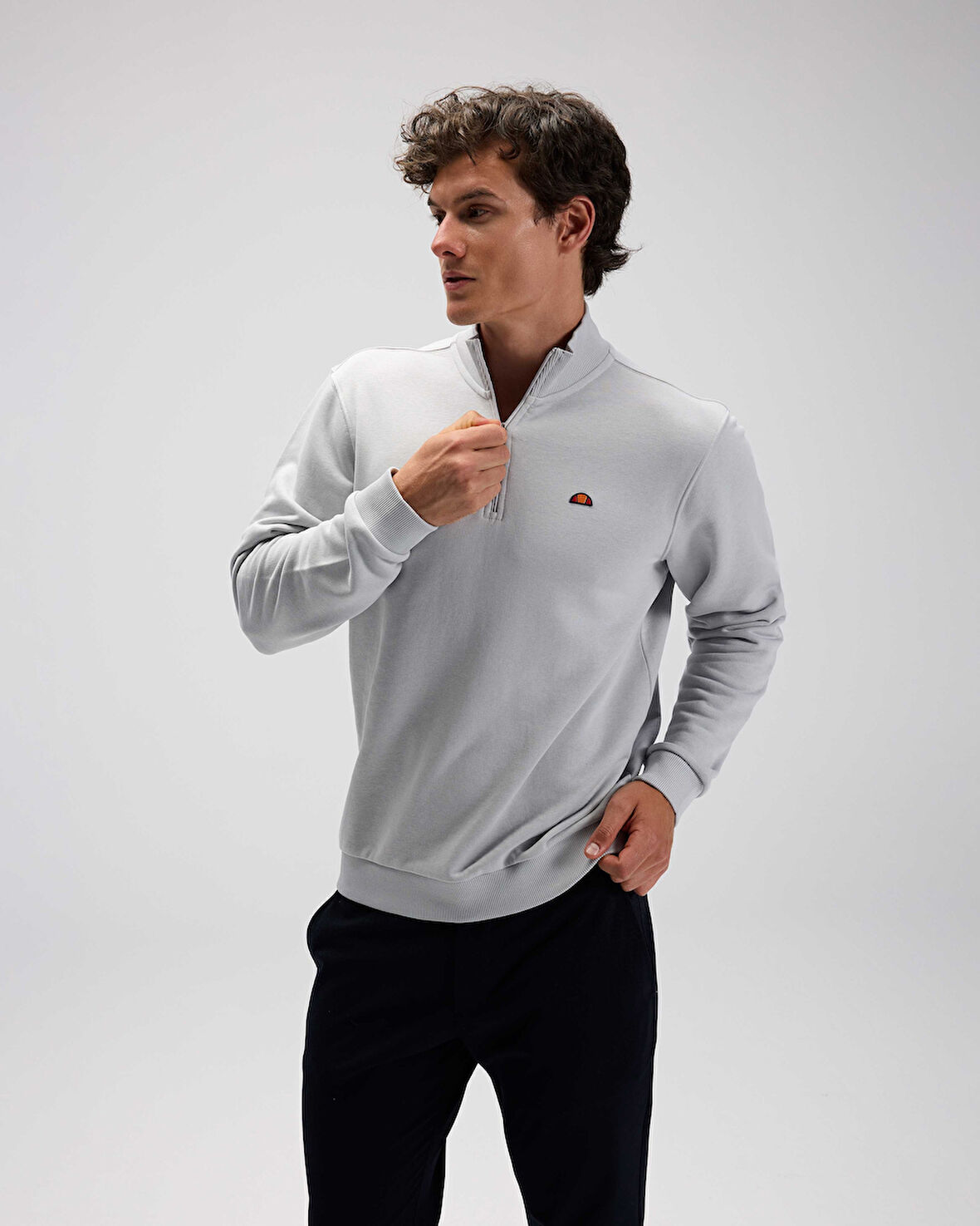 Ellesse Erkek Yarım Fermuarlı Sweat EM580