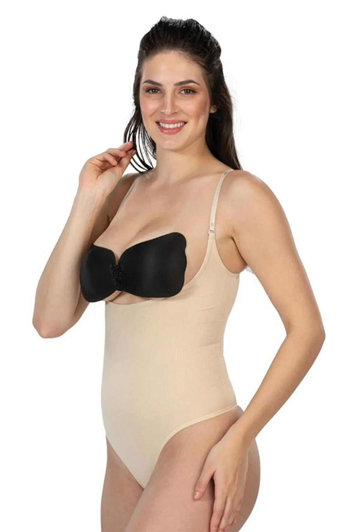 Ten 2076 Göğüsü Açık String Body Korse