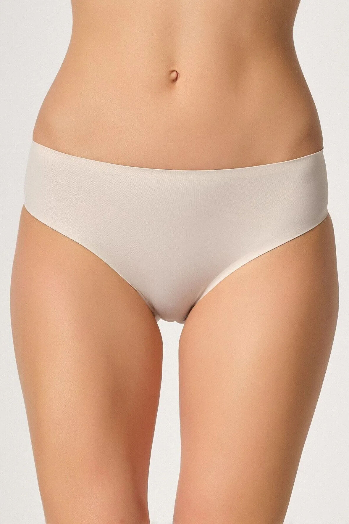 Ten Rengi Yapıştırma Lazer Kesim Kadın Külot 2803