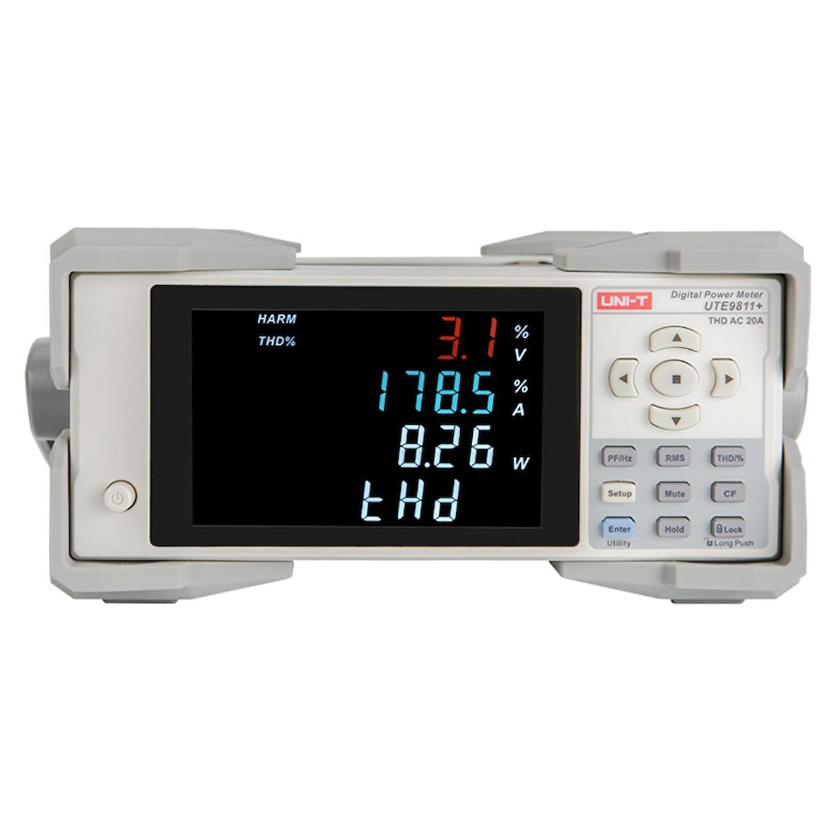 UNI-T UTE9802+ Ekonomik Taşınabilir Akıllı Dijital Güç Ölçer 600V 20.0A DC40Hz~400Hz