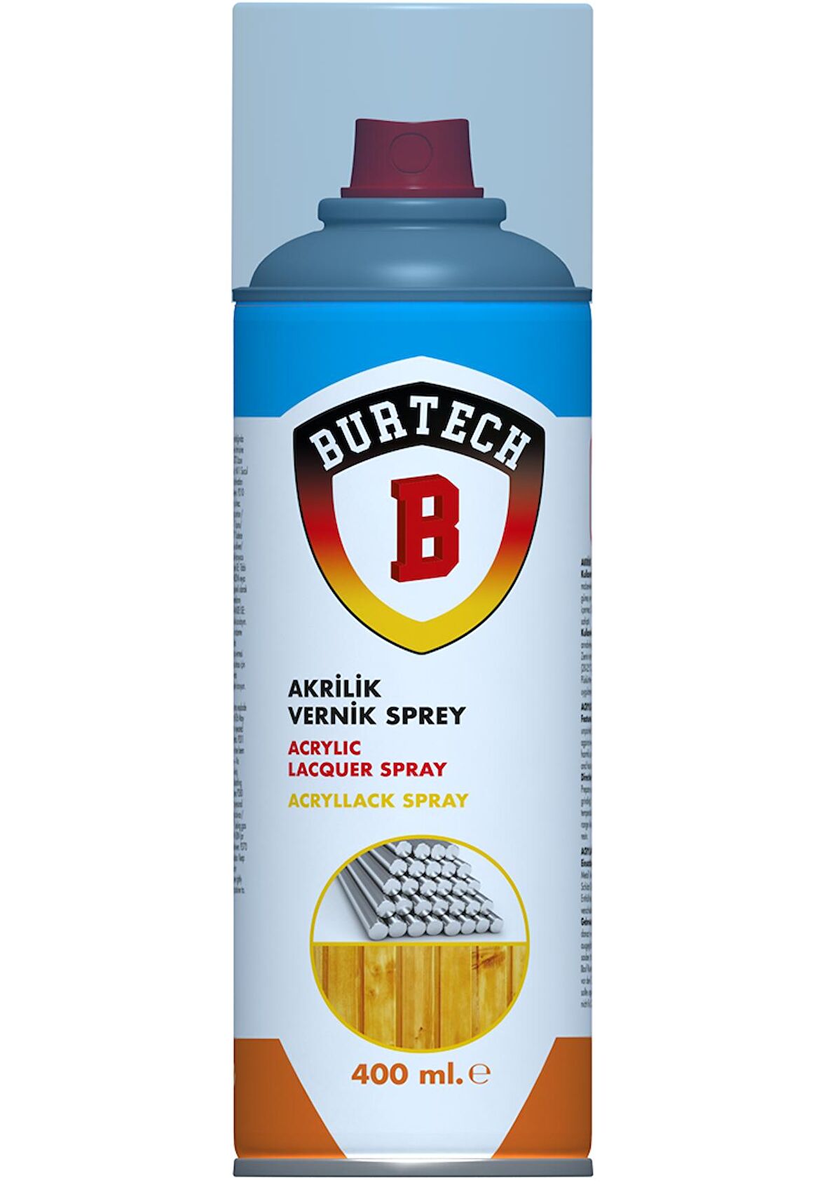 BURTECH UNİVERSAL VERNİK SPREY 400 ML "12 ADET"