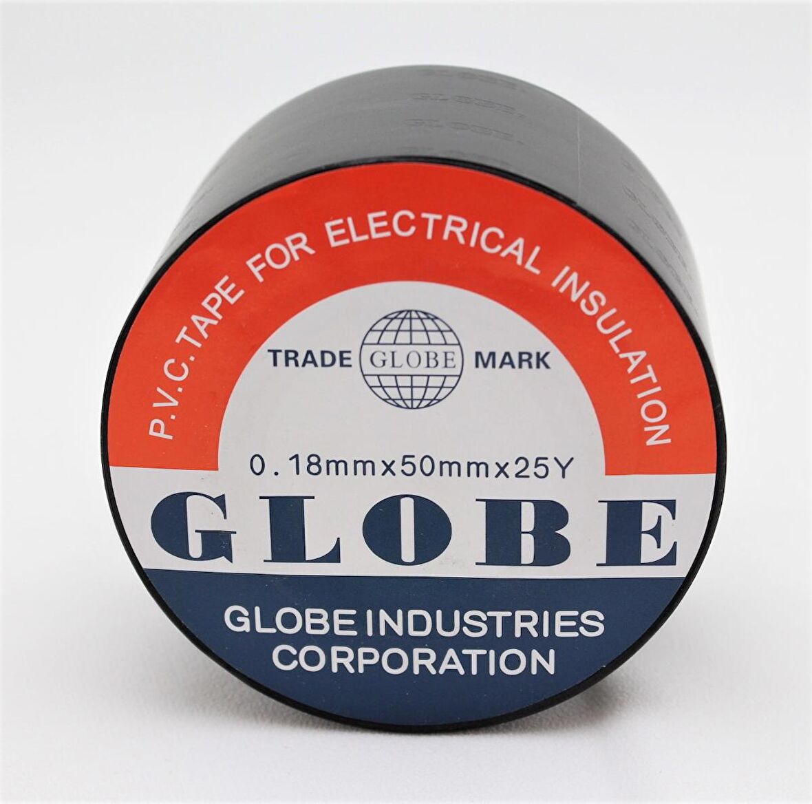 GLOBE PVC ELEKTRİK İZOLASYON BANT "0.18x50x25Yrds" (SİYAH)