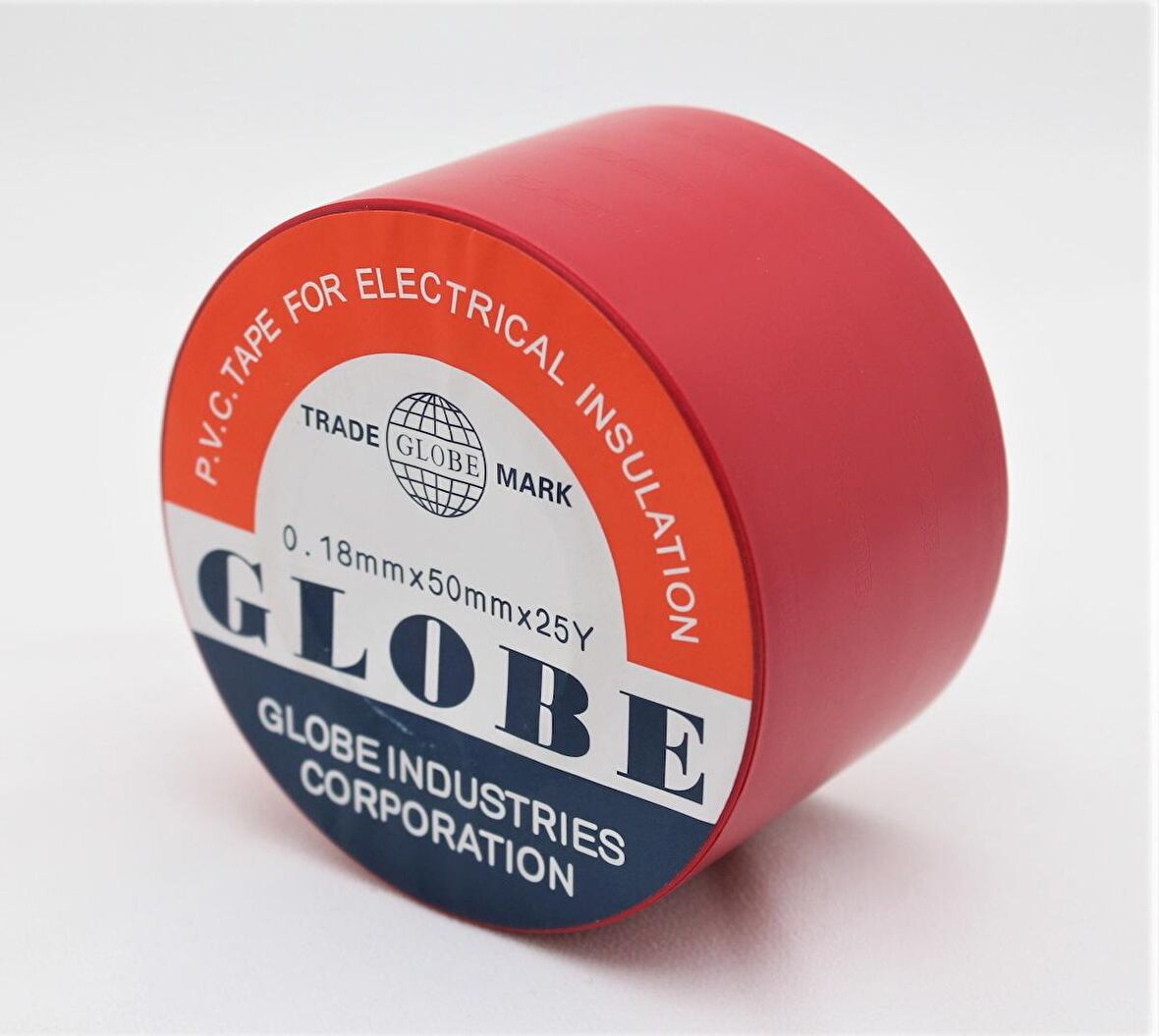 GLOBE PVC ELEKTRİK İZOLASYON BANT "0.18x50x25Yrds" (KIRMIZI)