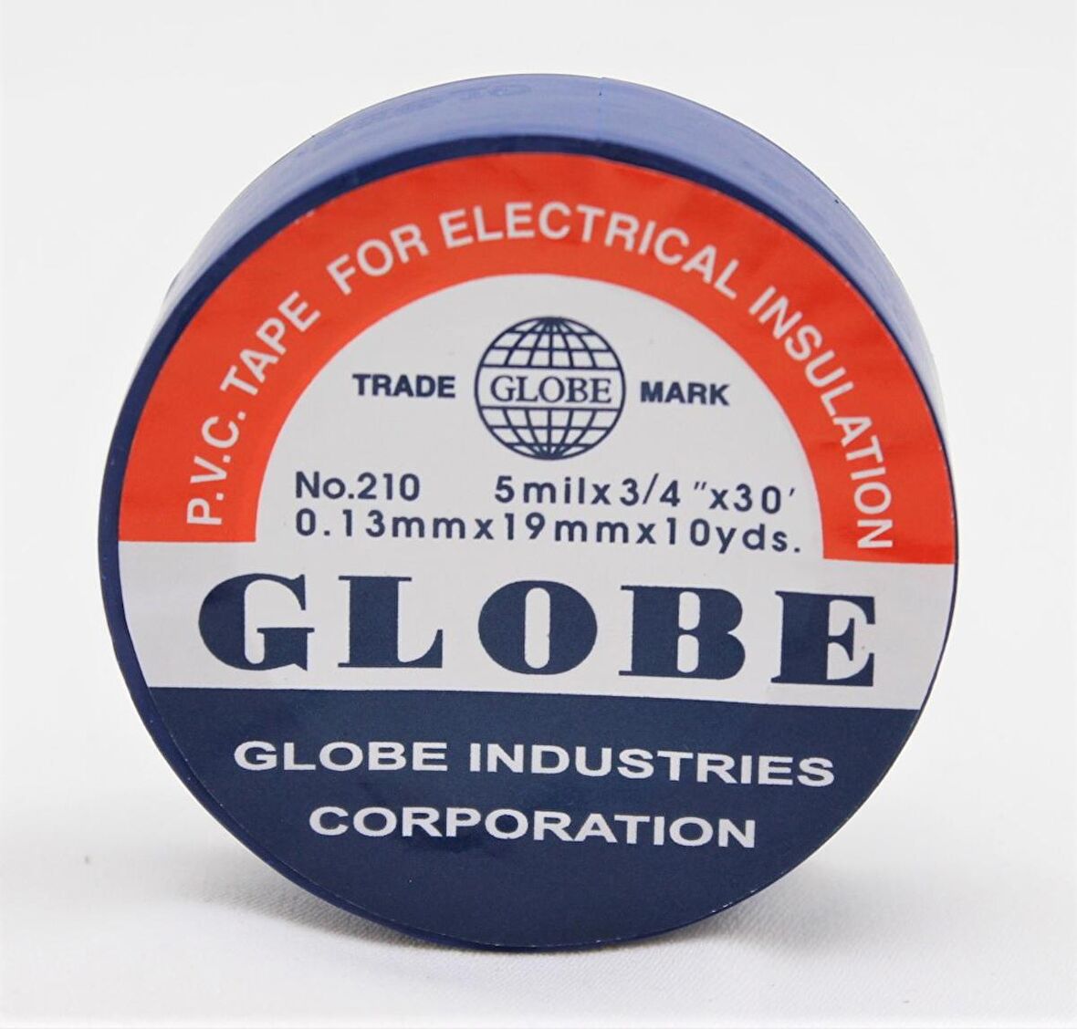 GLOBE PVC ELEKTRİK İZOLASYON BANT  "0.13x19x10Yrds"  (LACİVERT) (500'Lü 1 KOLİ)
