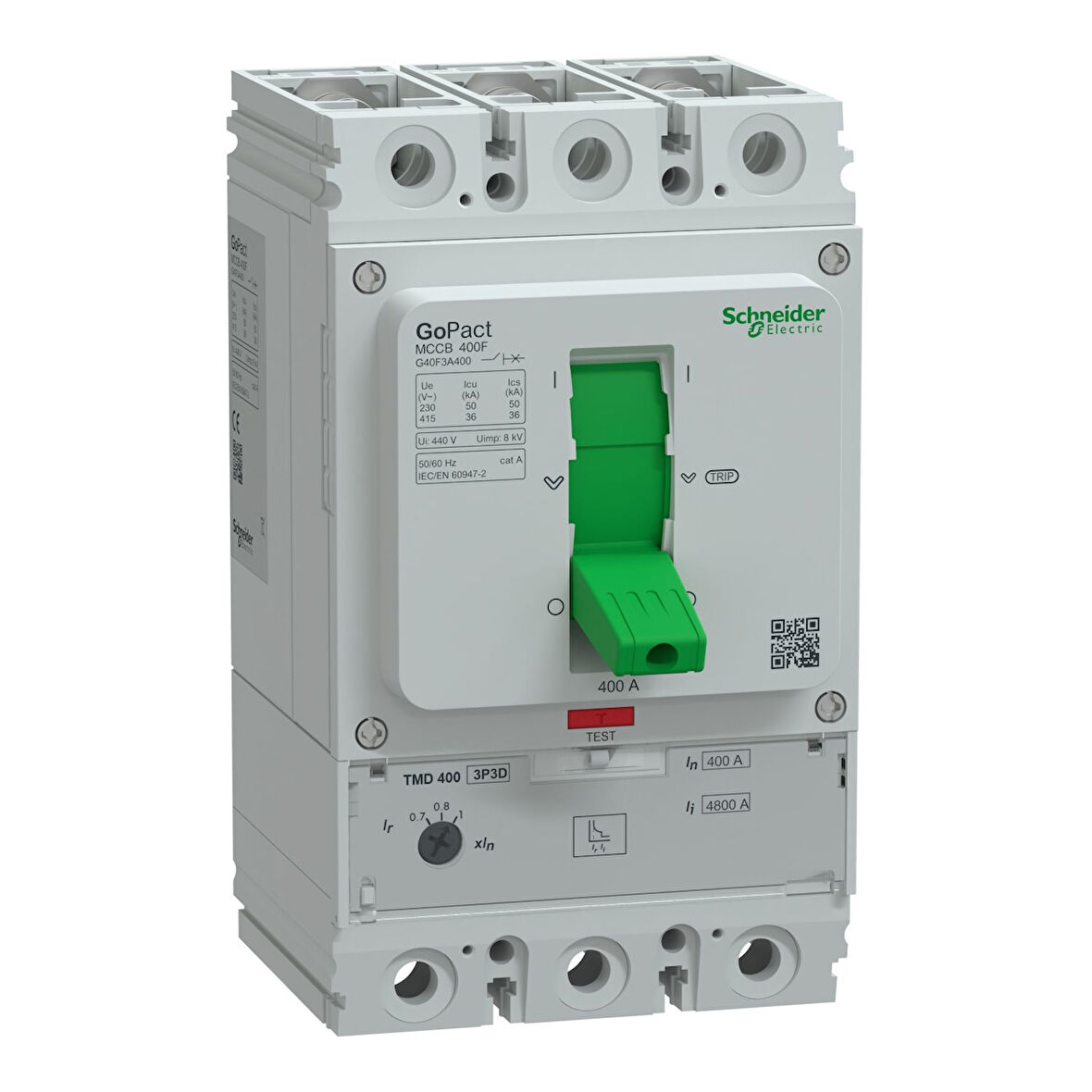 Schneider Gopact Mccb 400F 3P3D 400A Ayar Sahalı 36Ka