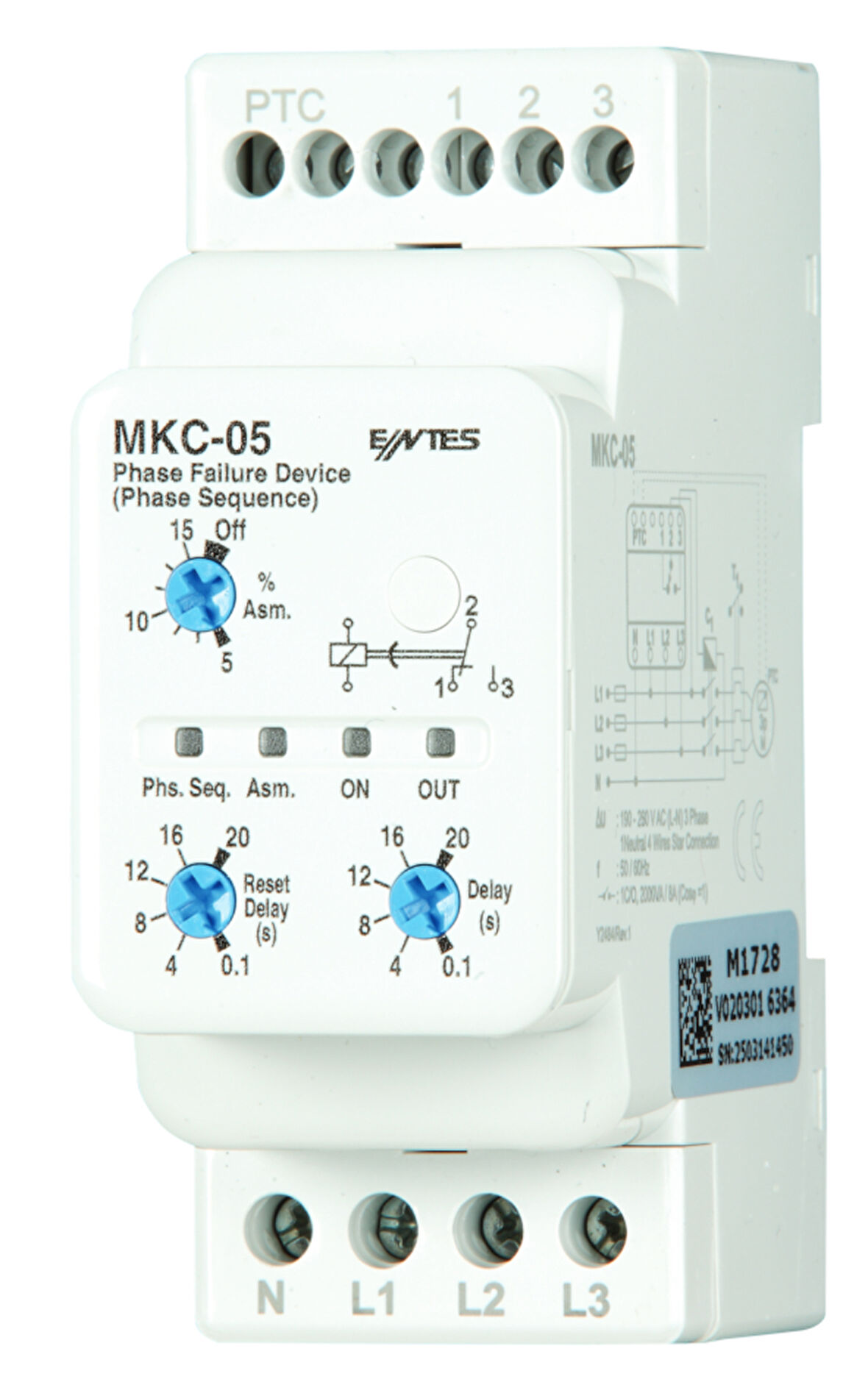 Entes M3977 Mkc-05 Motor(Faz)Koruma Röleleri Entes 