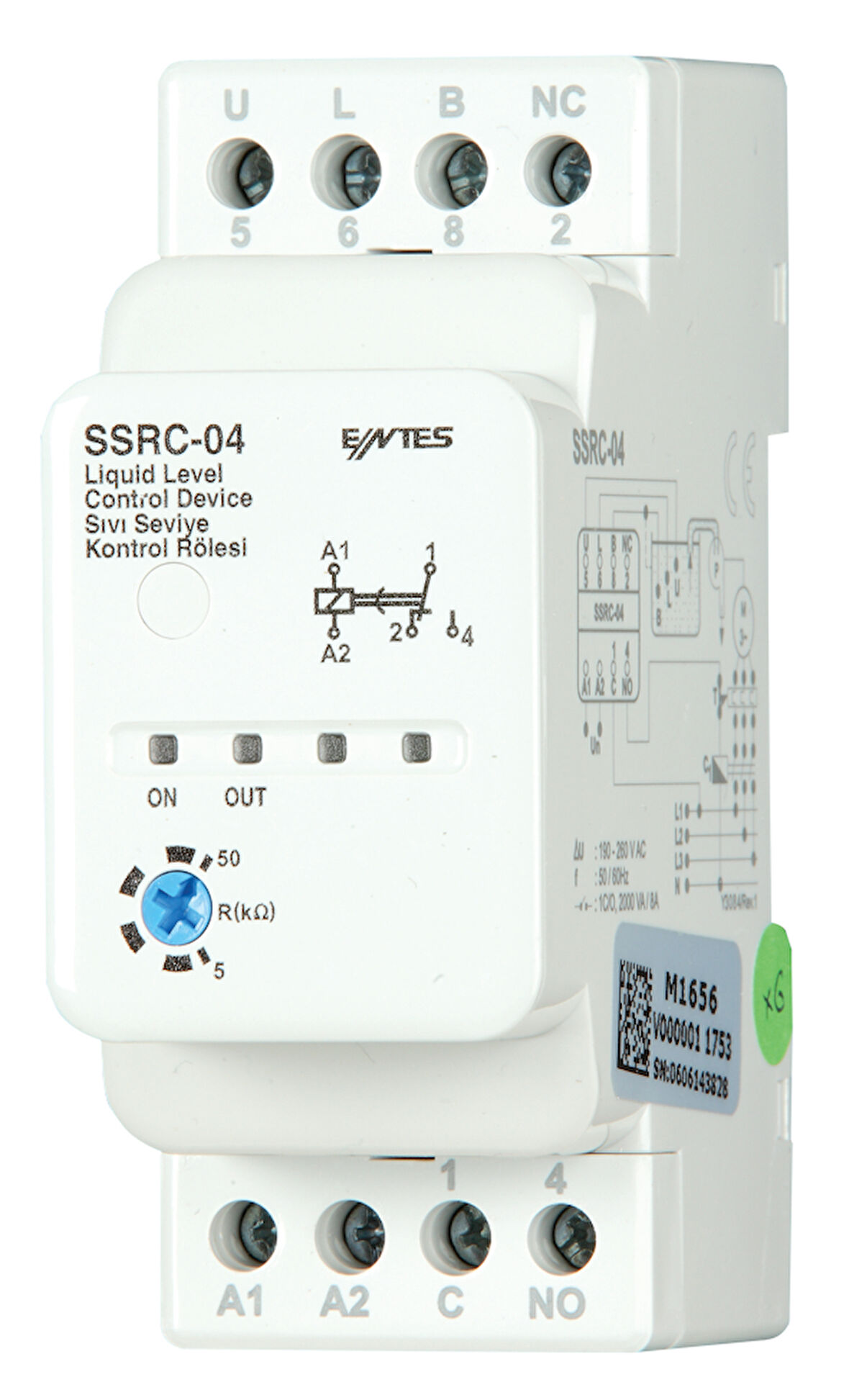 Entes M1656 Ssrc-04 Sıvı Seviye Kontrol Röleleri ENtes