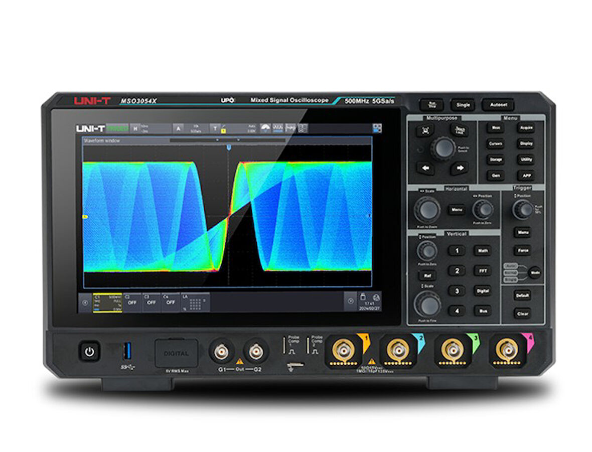 Uni-T MSO3054X 500MHz 4Ch Karışık Sinyal Osiloskopu 