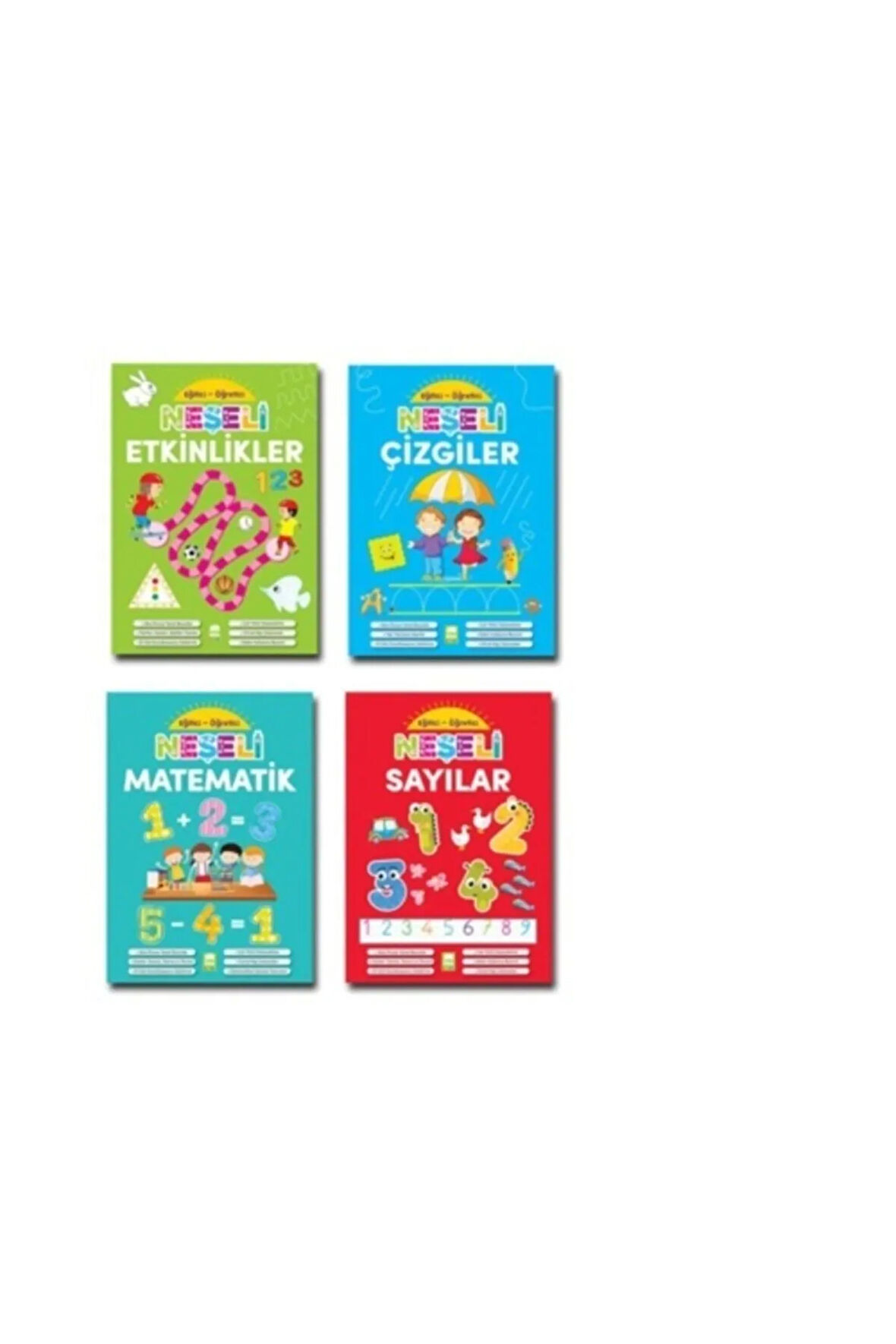 Ema Çocuk Eğitici Öğretici Neşeli 4lü Set
