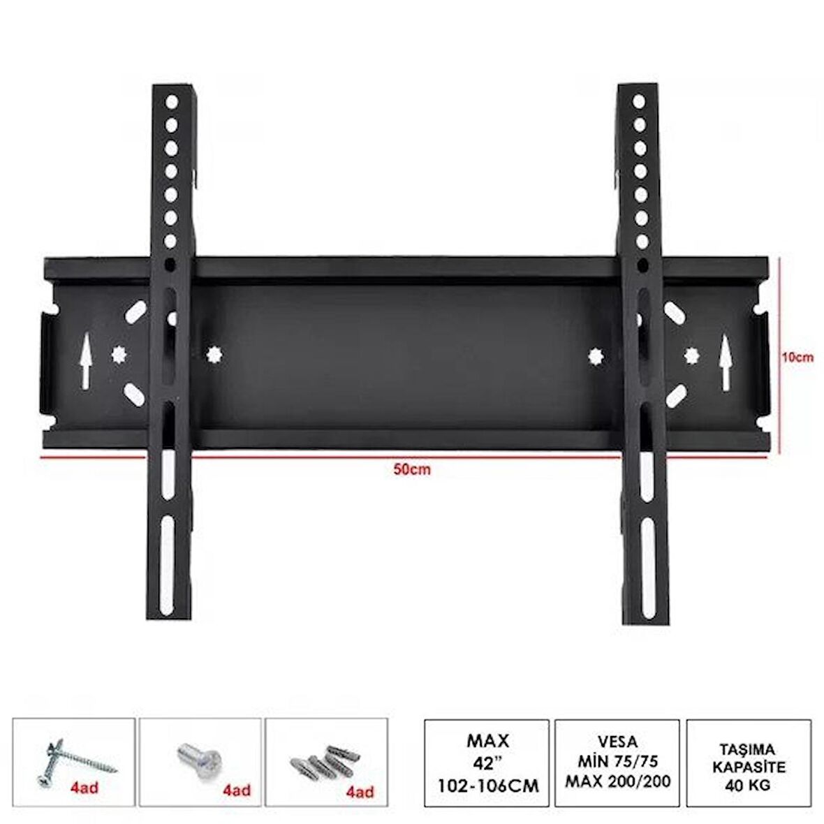 Ufix Lcd Askı Aparatı Sabit 42"106 cm