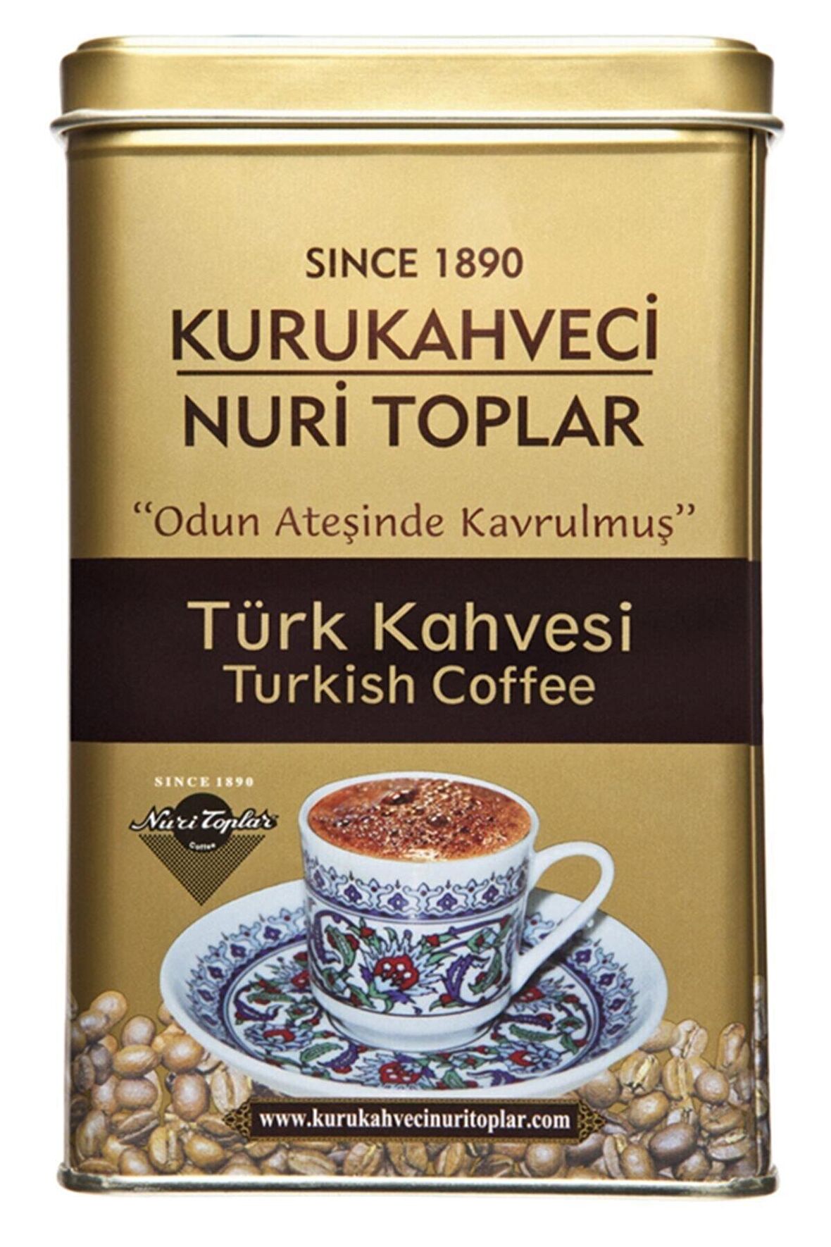 Nuri Toplar Türk Kahvesi Teneke 300gr