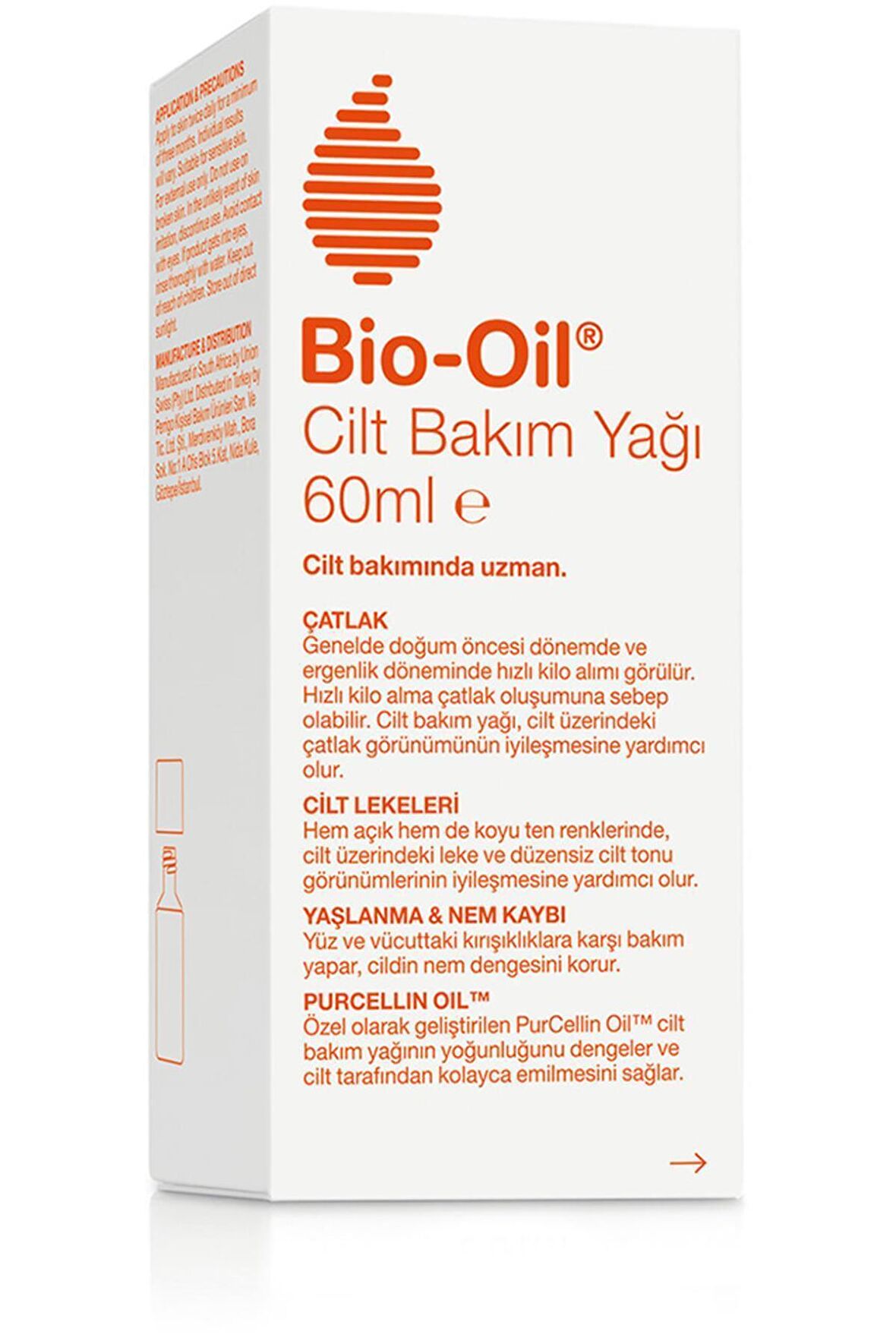 Cilt Bakımm Yağı 60 Ml