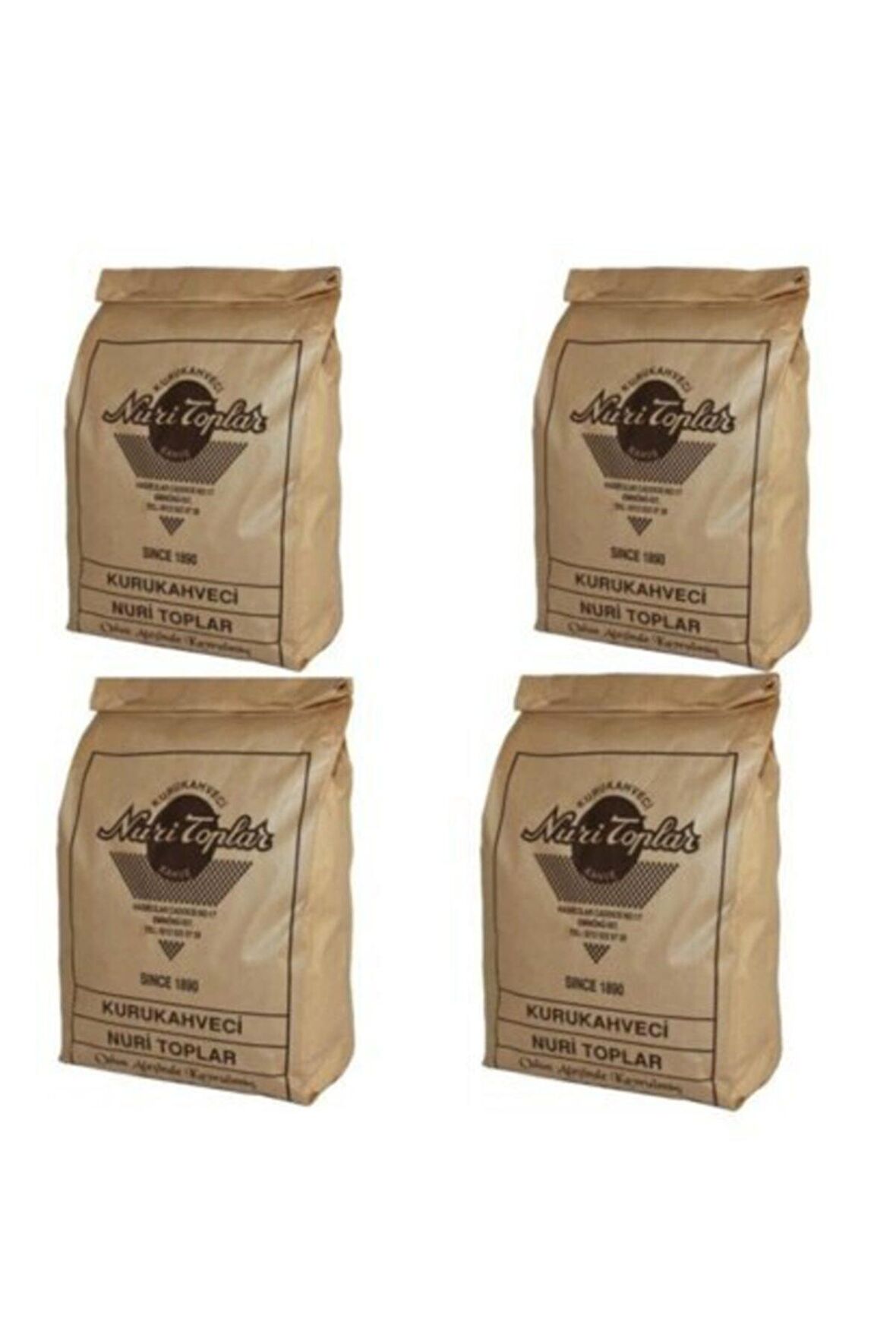 Nuri Toplar Türk Kahvesi Çekilmiş 4x250gr (günlük)