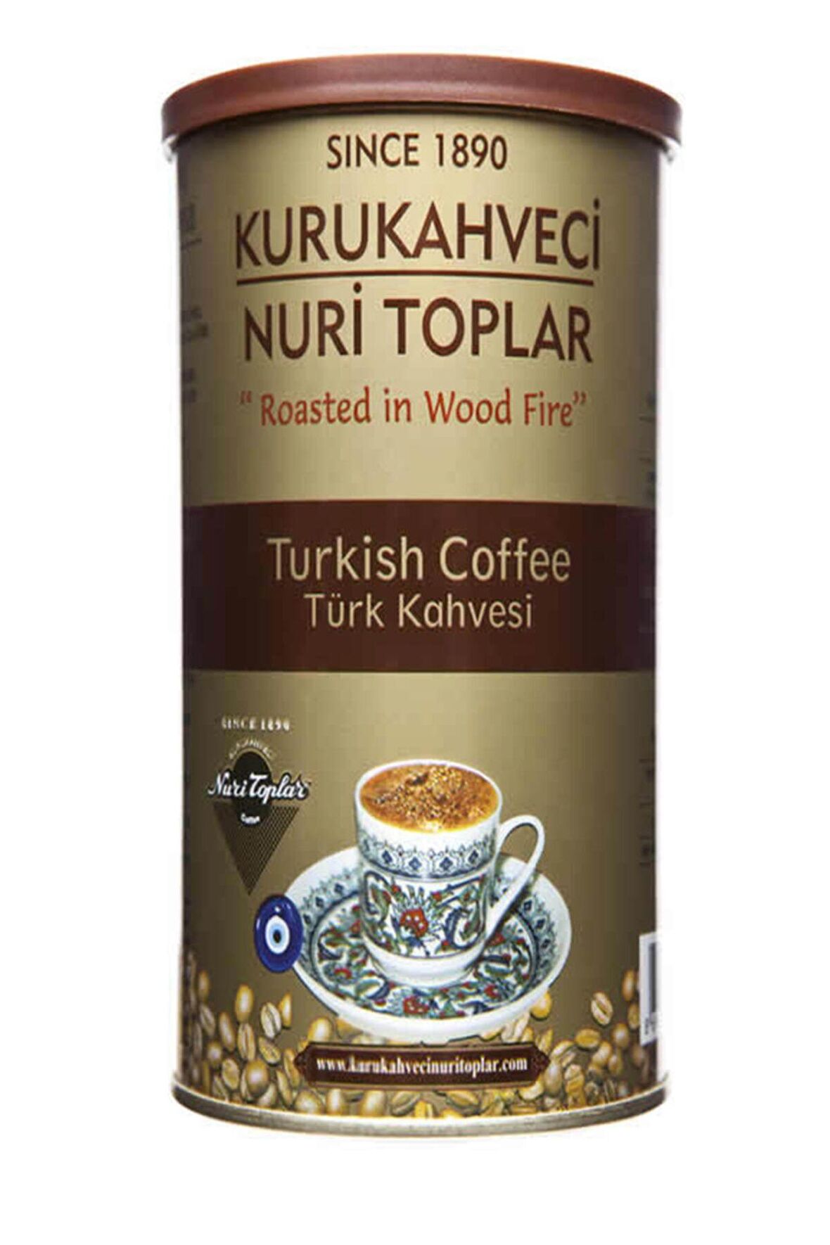 Nuri Toplar Türk Kahvesi 250 Gr Teneke Kutu
