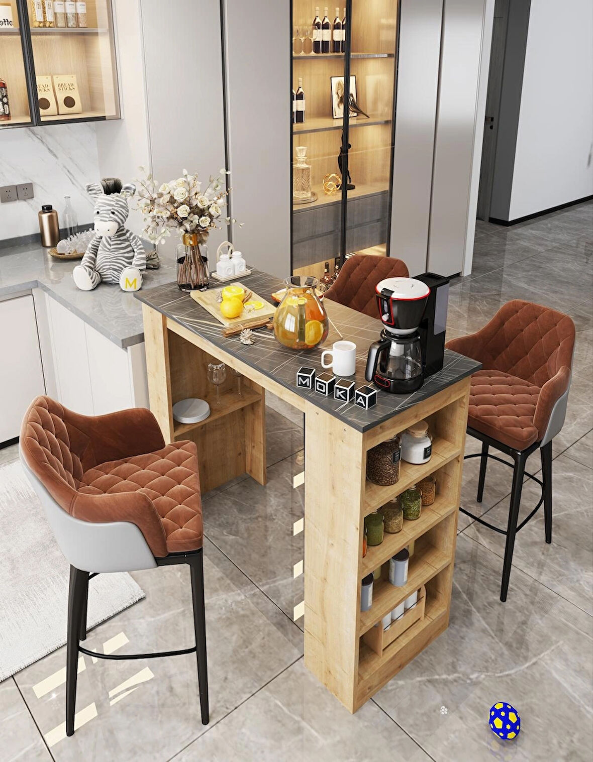 e-Moka Bar Masası & Mutfak Adası