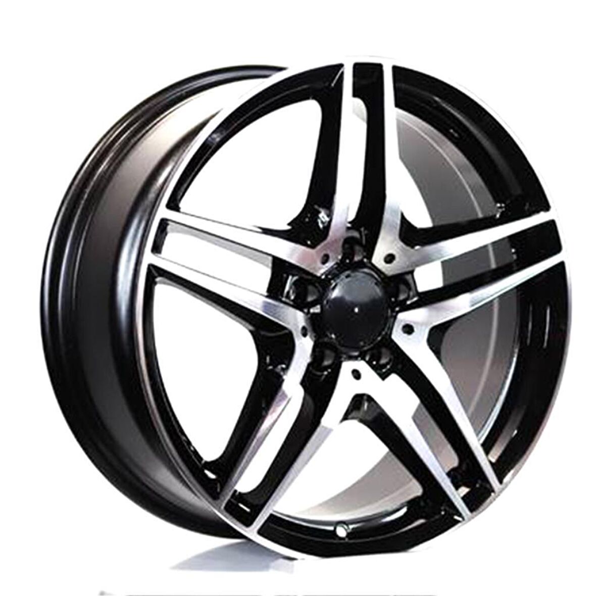 EMR-M100-30 9.5x19"-5x112 ET48 66.6 Black Diamond Jant (4 Adet)