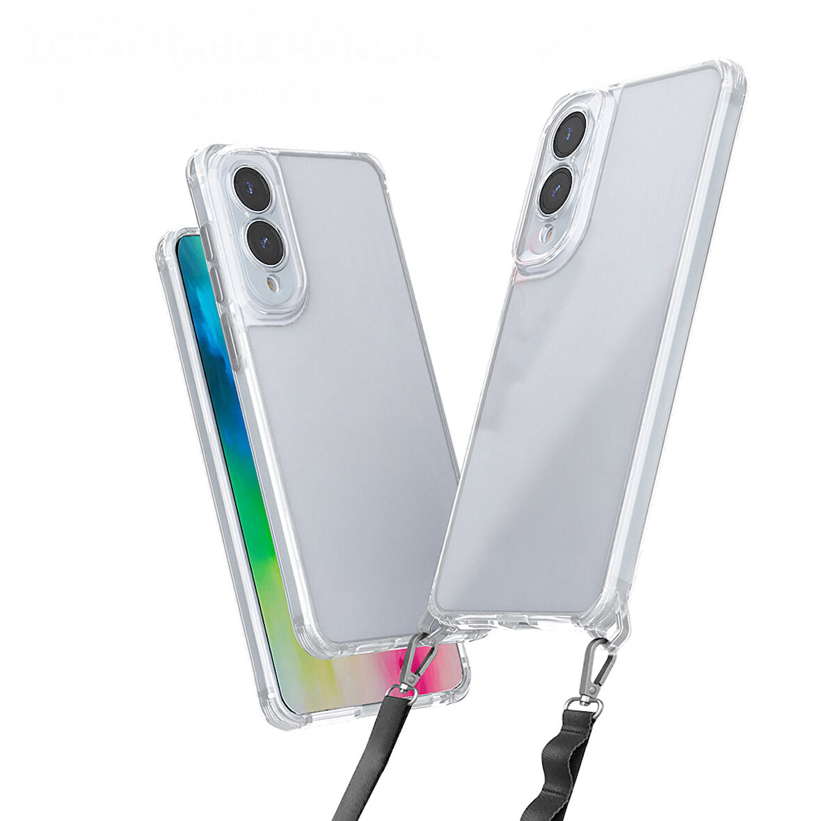 Teleplus Samsung Galaxy S25 Edge Kılıf Snap Boyun Askılı Kapak