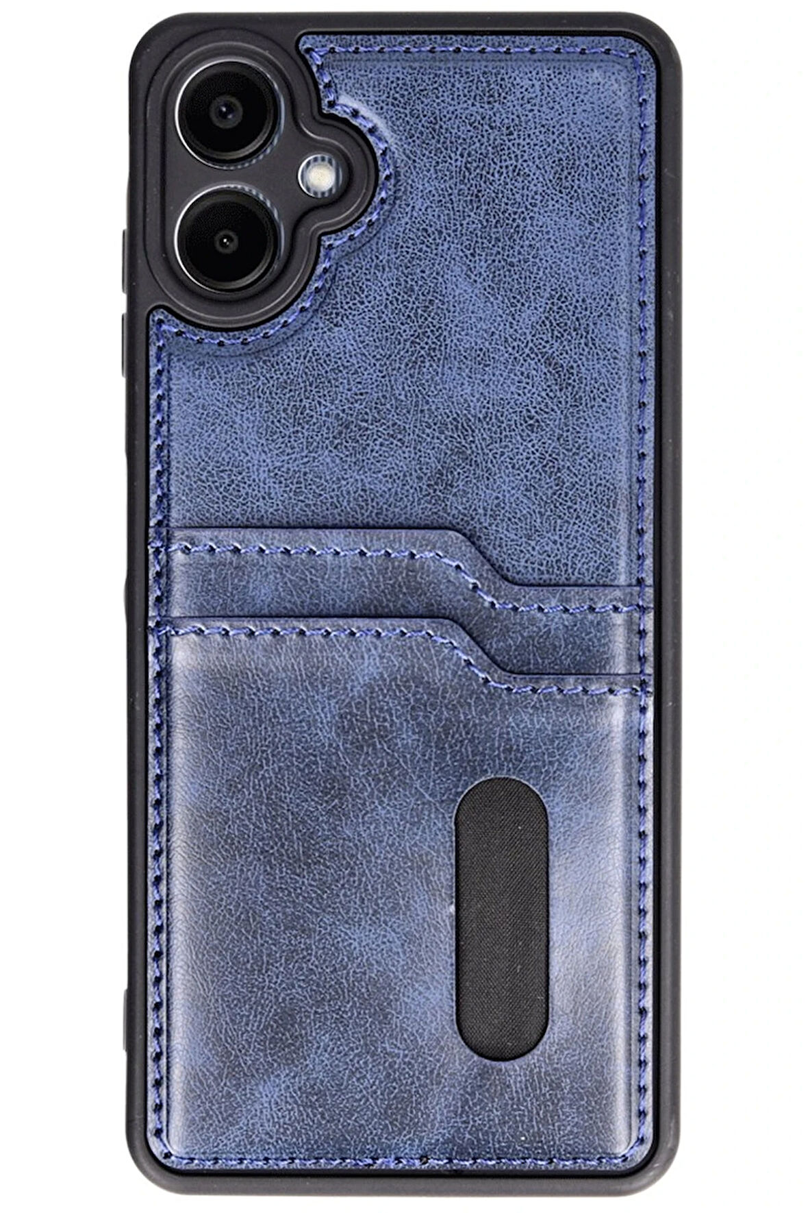 Teleplus Samsung Galaxy A06 Kılıf Kartlıklı Slots PU Deri Sara Kapak