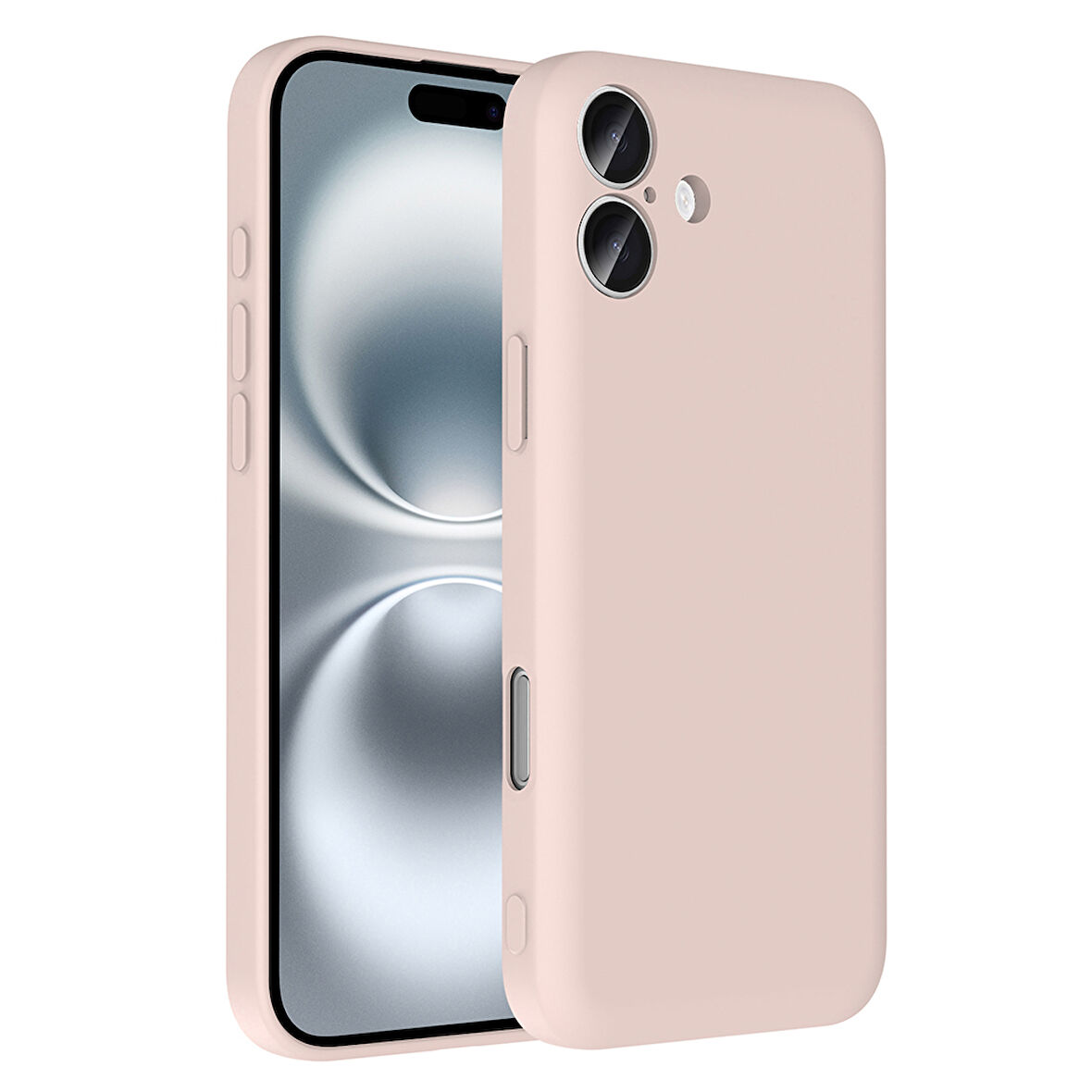 Teleplus iPhone 16 Kılıf Kamera Korumalı Kartlık Hazneli Vitra Kapak