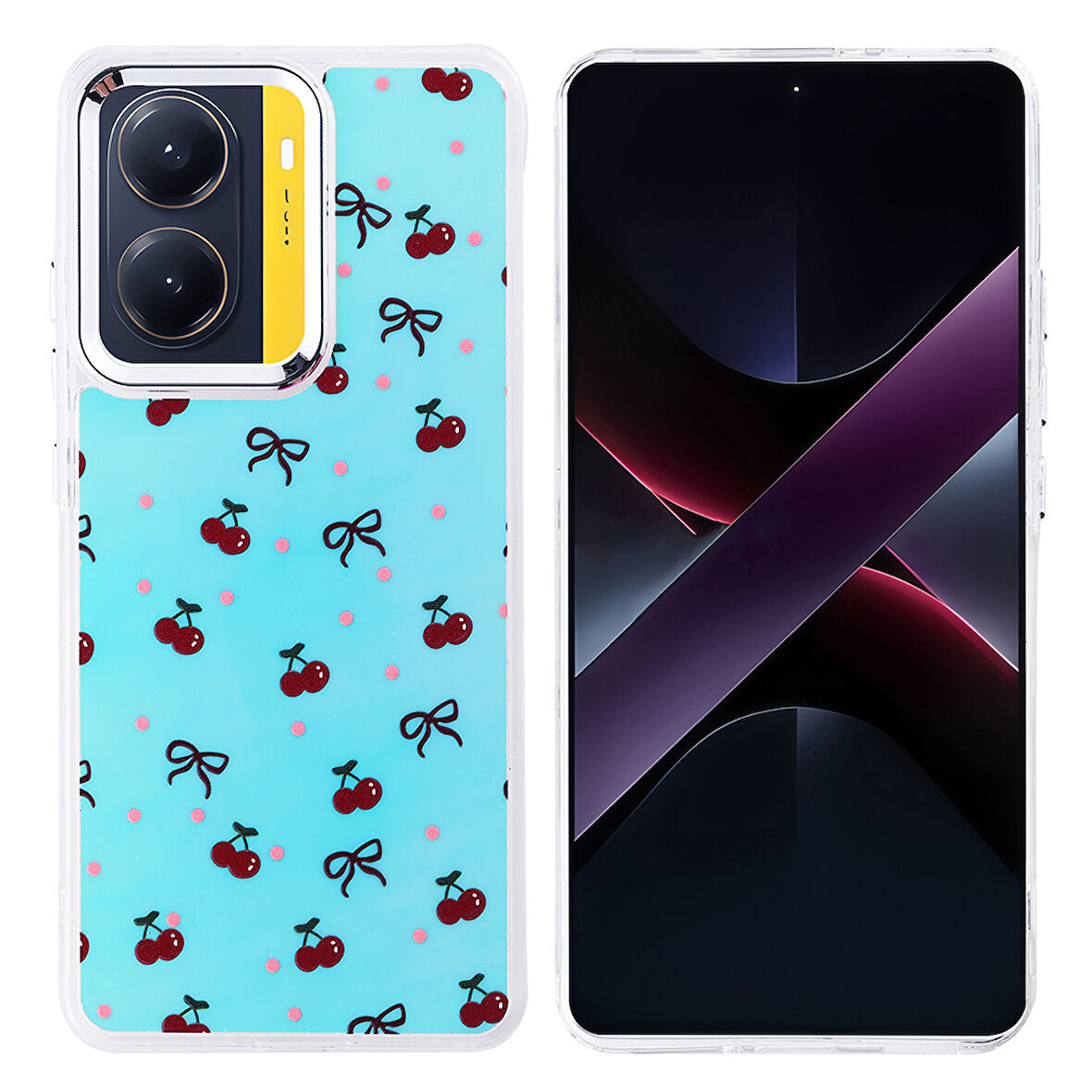 Teleplus Xiaomi Poco X7 Pro Kılıf Hadra Lüx Desenli Kapak