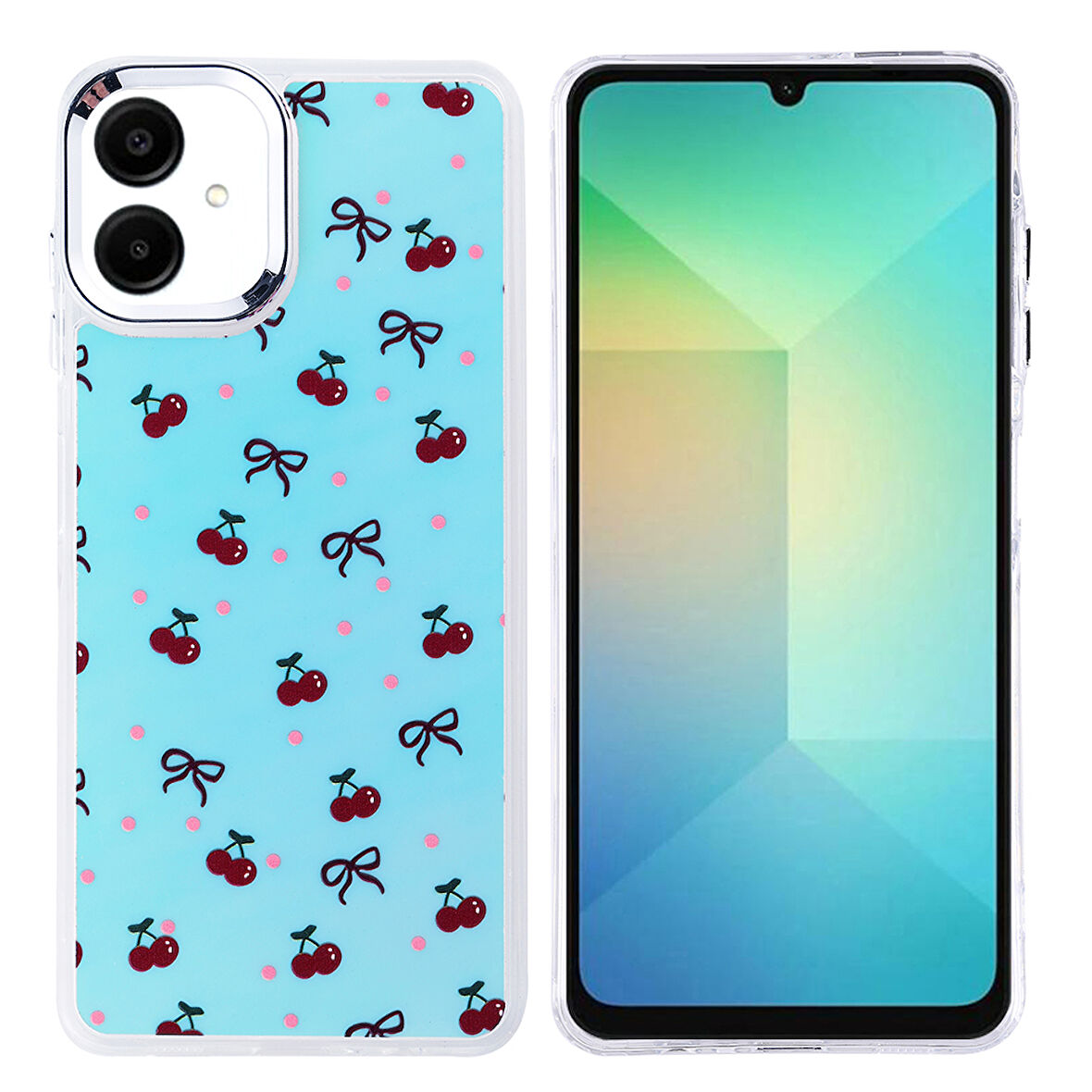 Teleplus Samsung Galaxy A06 Kılıf Hadra Lüx Desenli Kapak