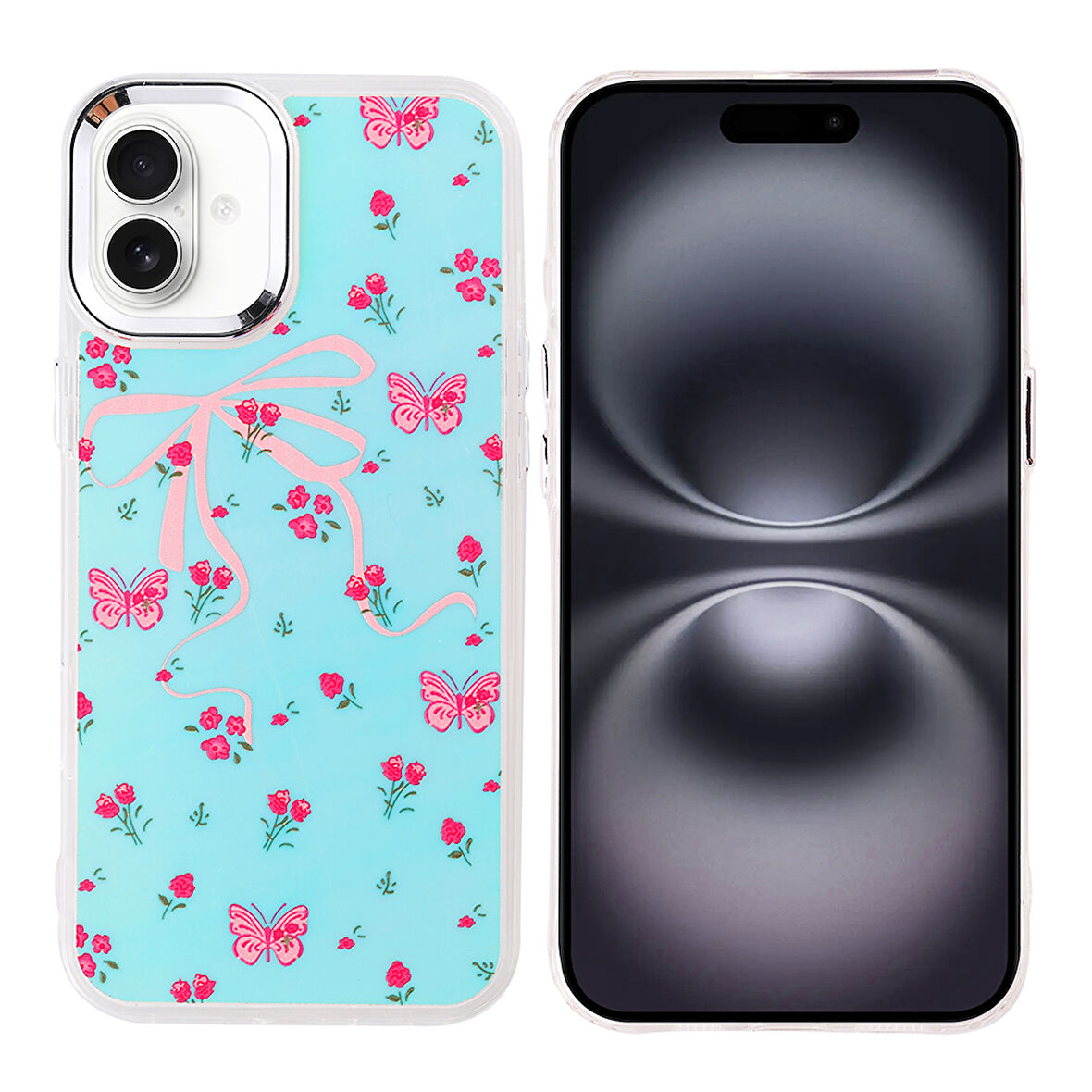 Teleplus iPhone 16 Kılıf Hadra Lüx Desenli Kapak