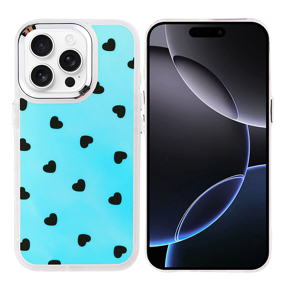 Teleplus iPhone 16 Pro Max Kılıf Hadra Lüx Desenli Kapak