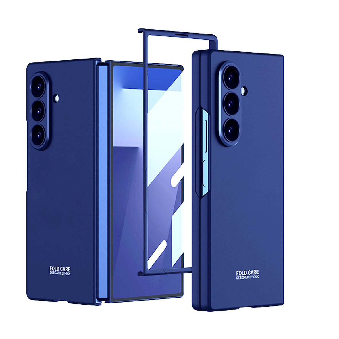 Teleplus Samsung Galaxy Z Fold 7 Kılıf Kıpta PC Sert Kapak