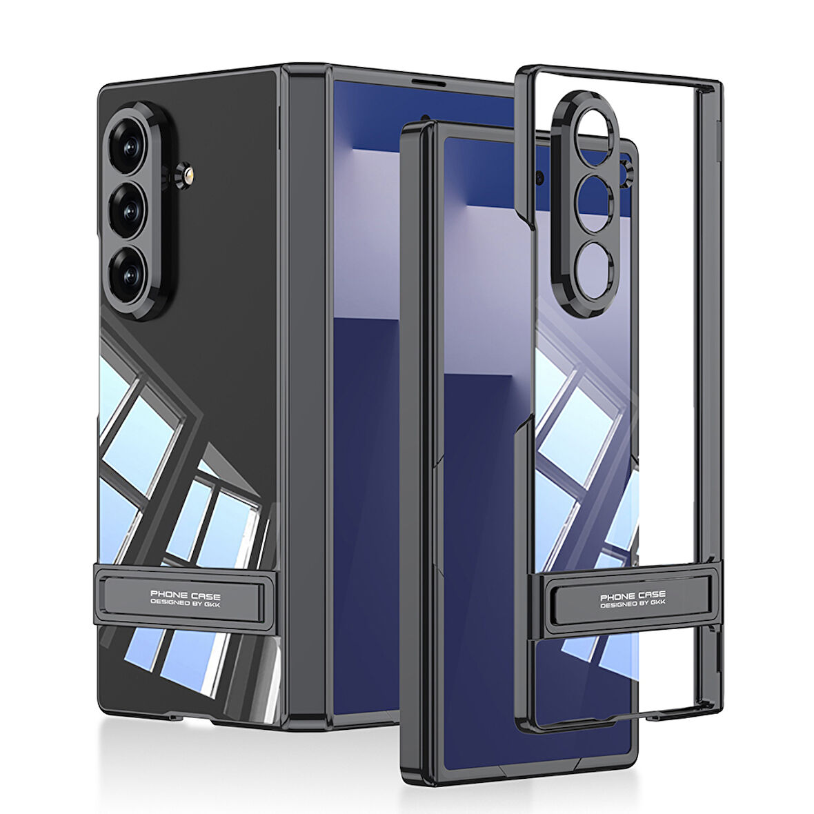 Teleplus Samsung Galaxy Z Fold 7 Kılıf Lego Standlı PC Sert Kapak