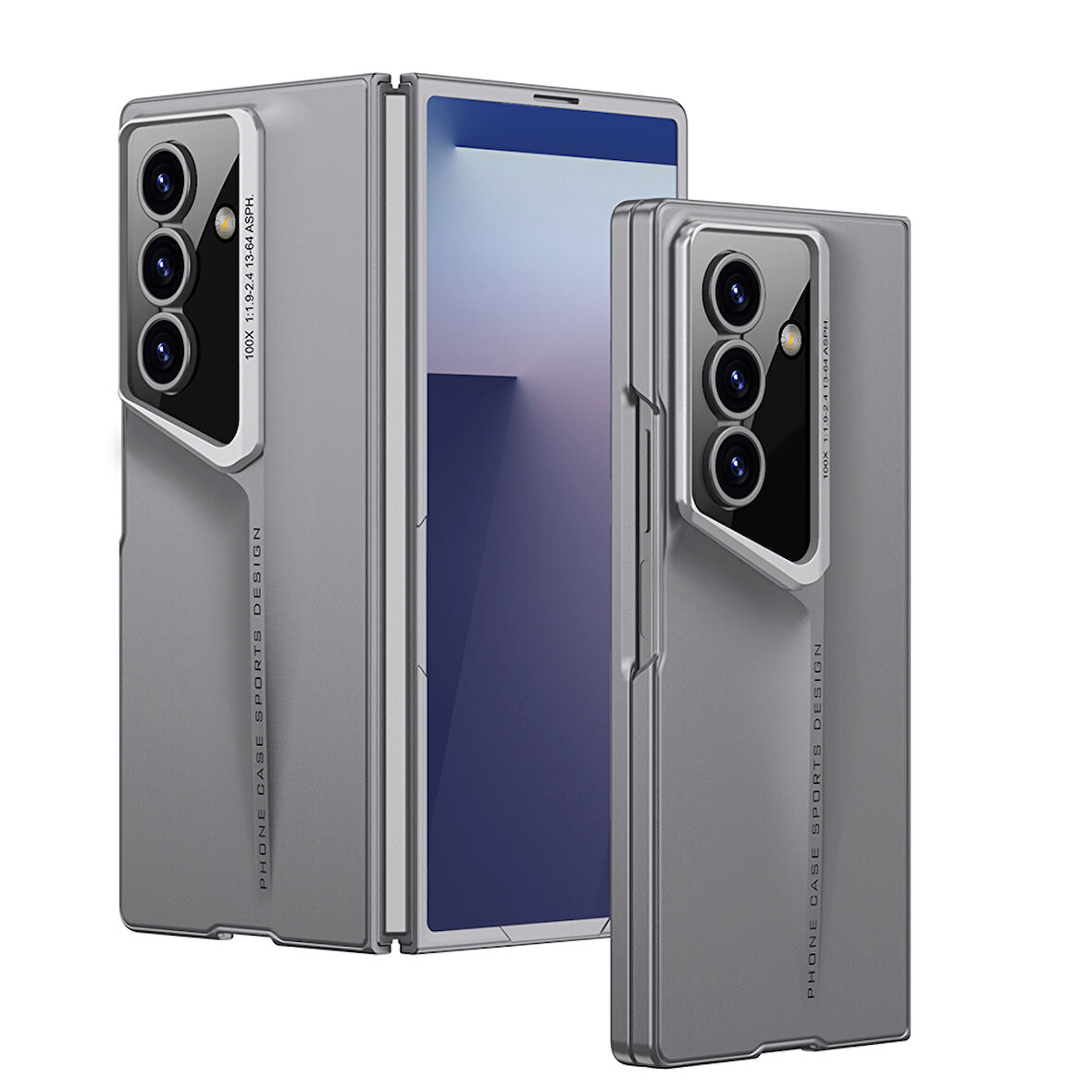 Teleplus Samsung Galaxy Z Fold 7 Kılıf Kamera Korumalı Procase Sert Kıpta Kapak
