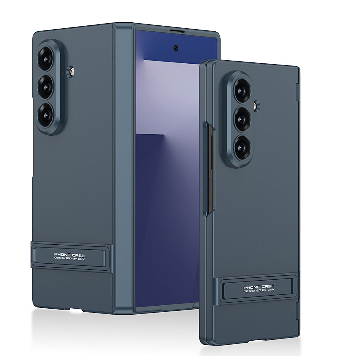 Teleplus Samsung Galaxy Z Fold 7 Kılıf Standlı Sert Kıpta Kapak