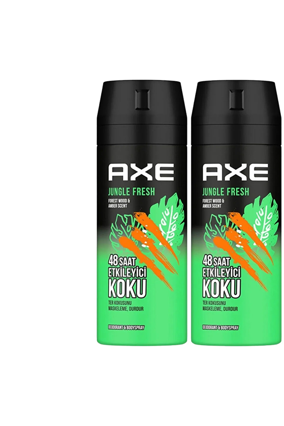 Erkek Deodorant Jungle Fresh 48 Saat Etkileyici Koku 150 ml X 2