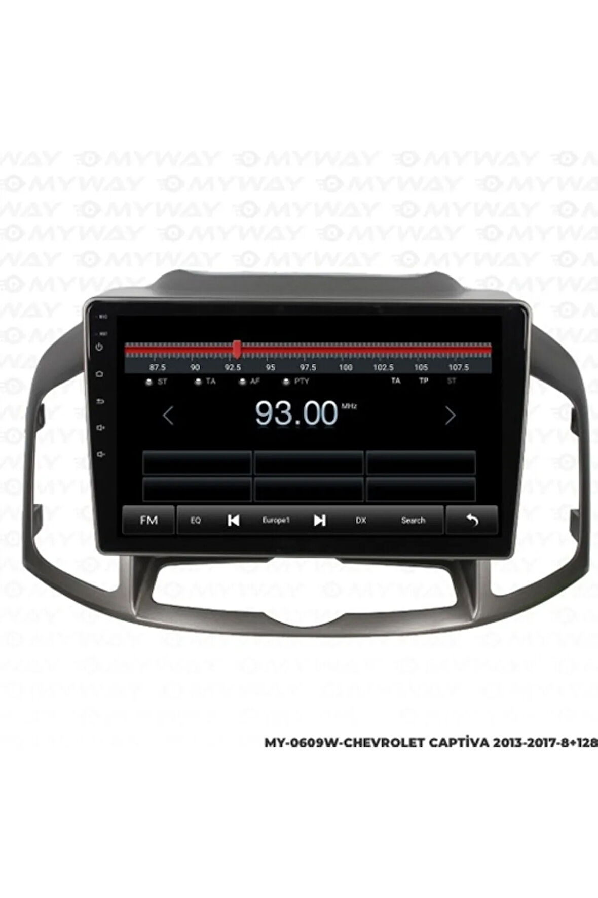 Myway Chevrolet Captiva Android Multimedya 4gb Ram Carplay Navigasyon Ekran